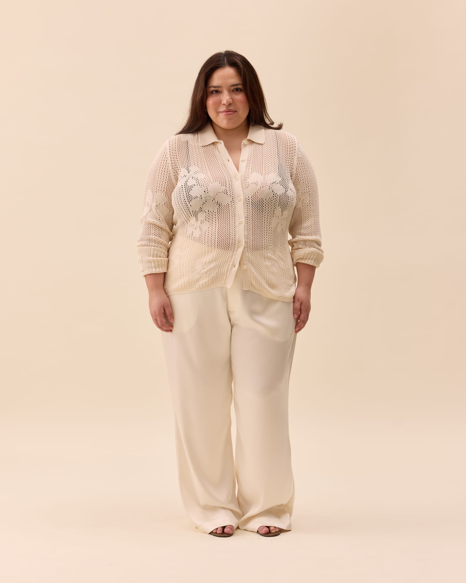 Flower Shirt Ivory