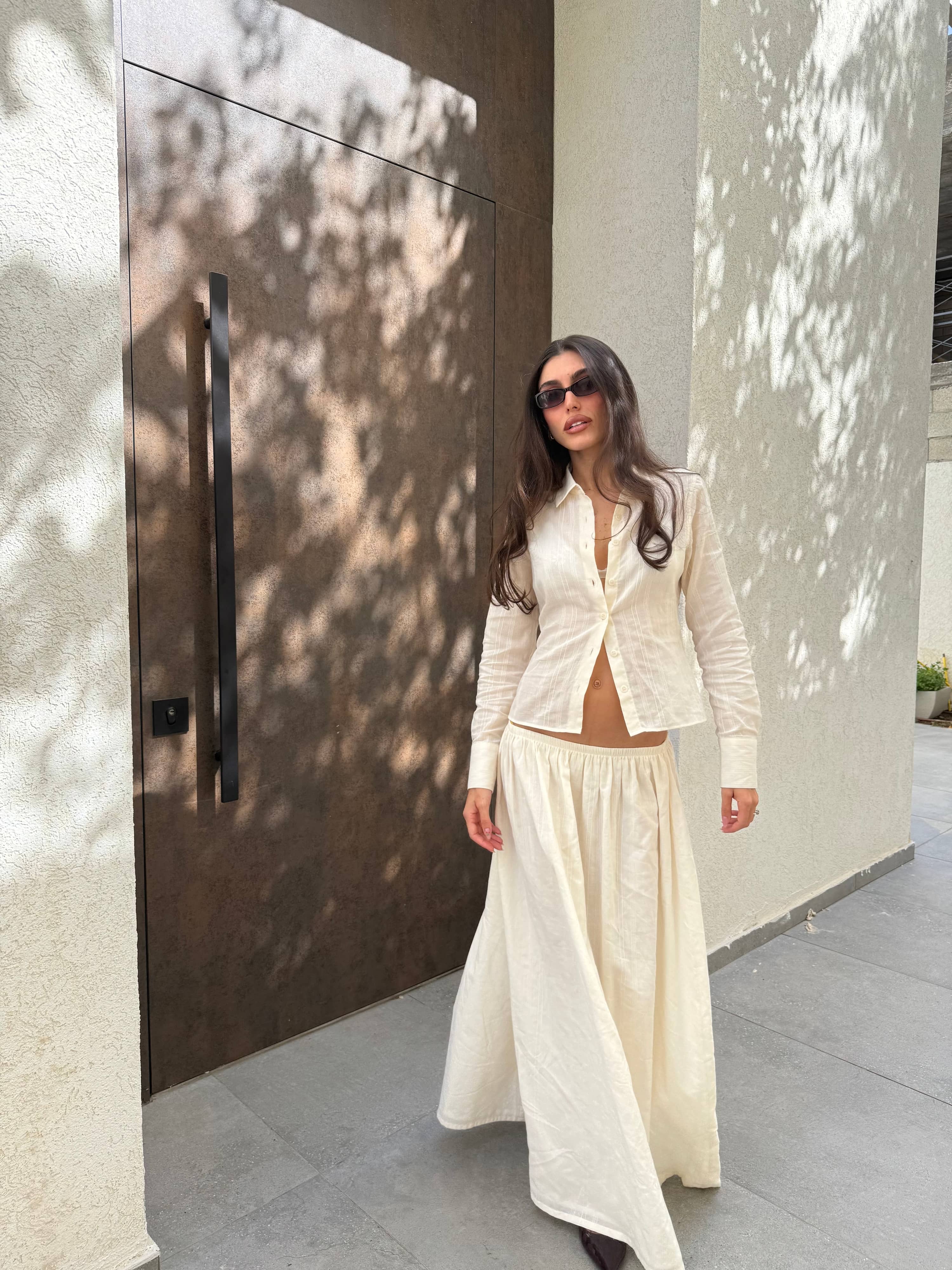 Summer Skirt White - White | Djerf Avenue