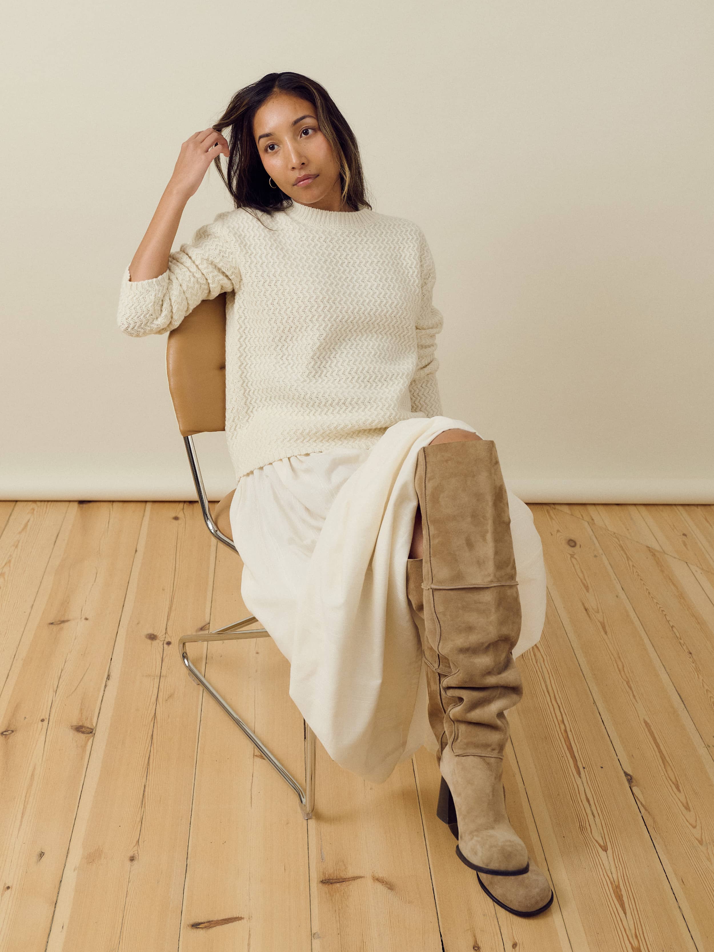Summer Skirt White - White | Djerf Avenue