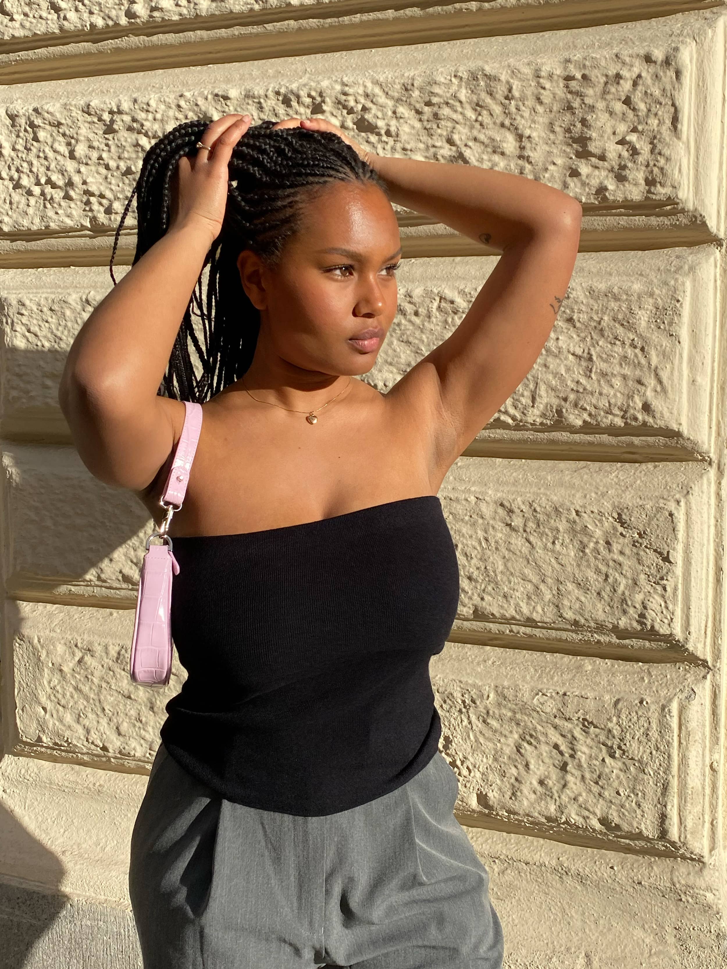 Tube Top Liquorice - Liquorice | Djerf Avenue