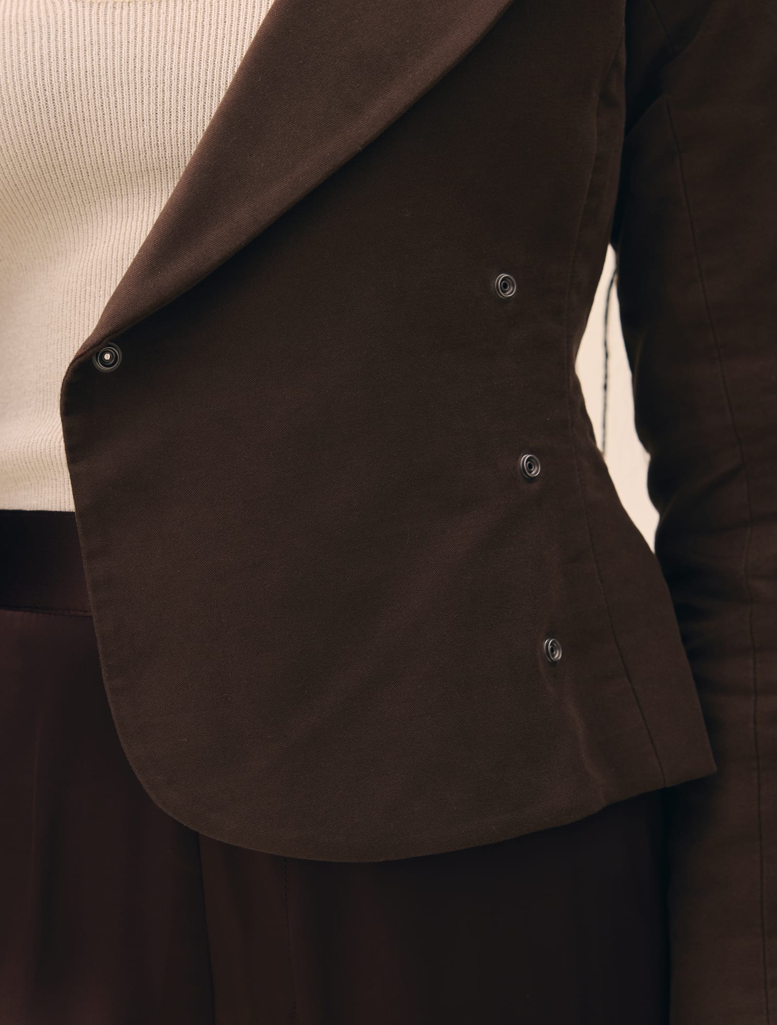 Moleskin Blazer Brown