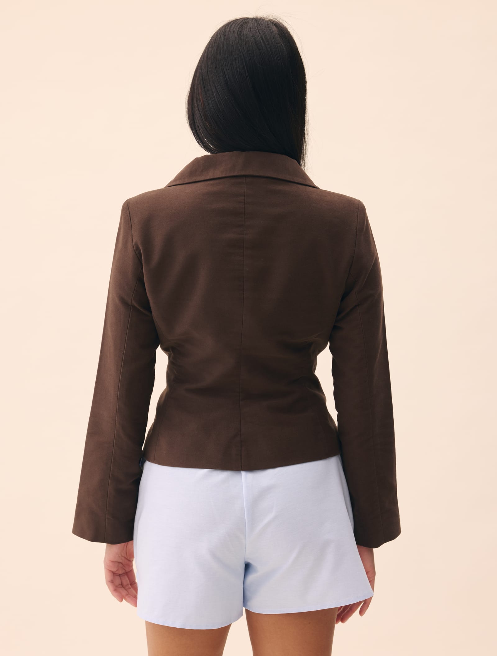 Moleskin Blazer Brown