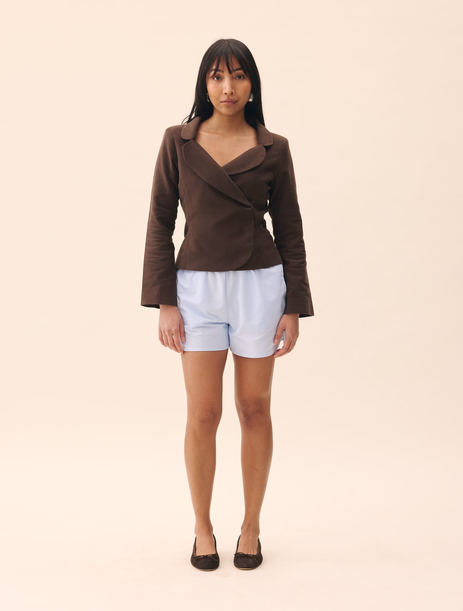 Moleskin Blazer Brown