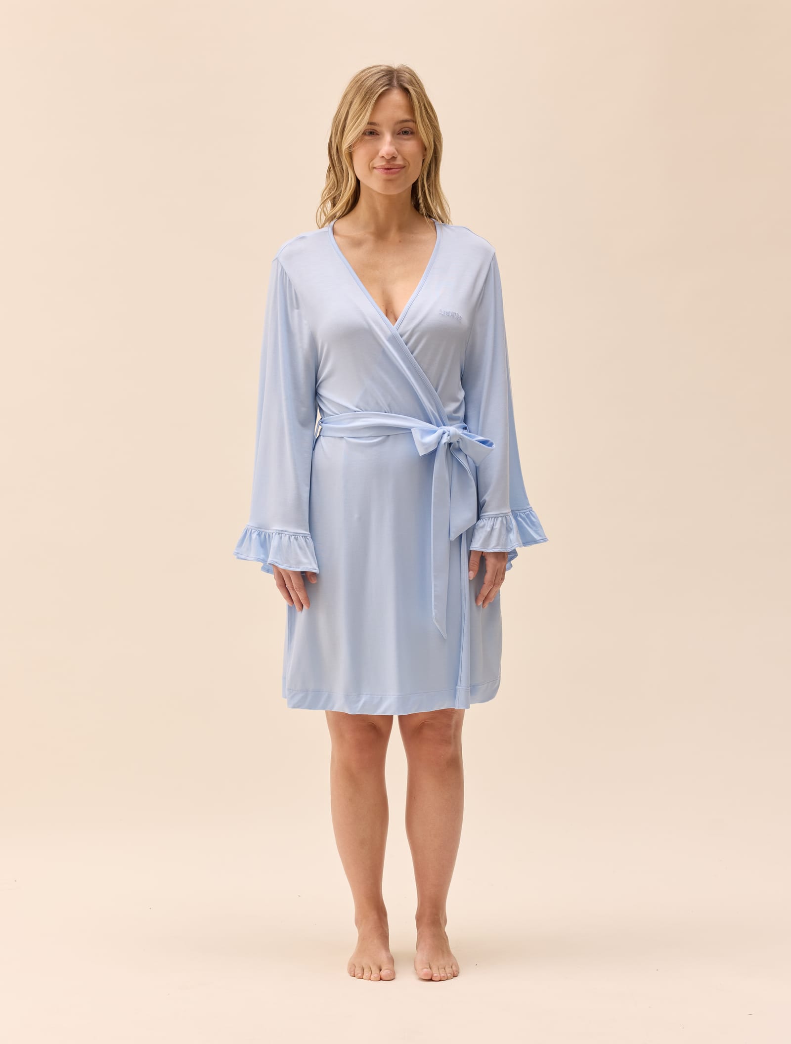 Go Slow Short Robe Blue