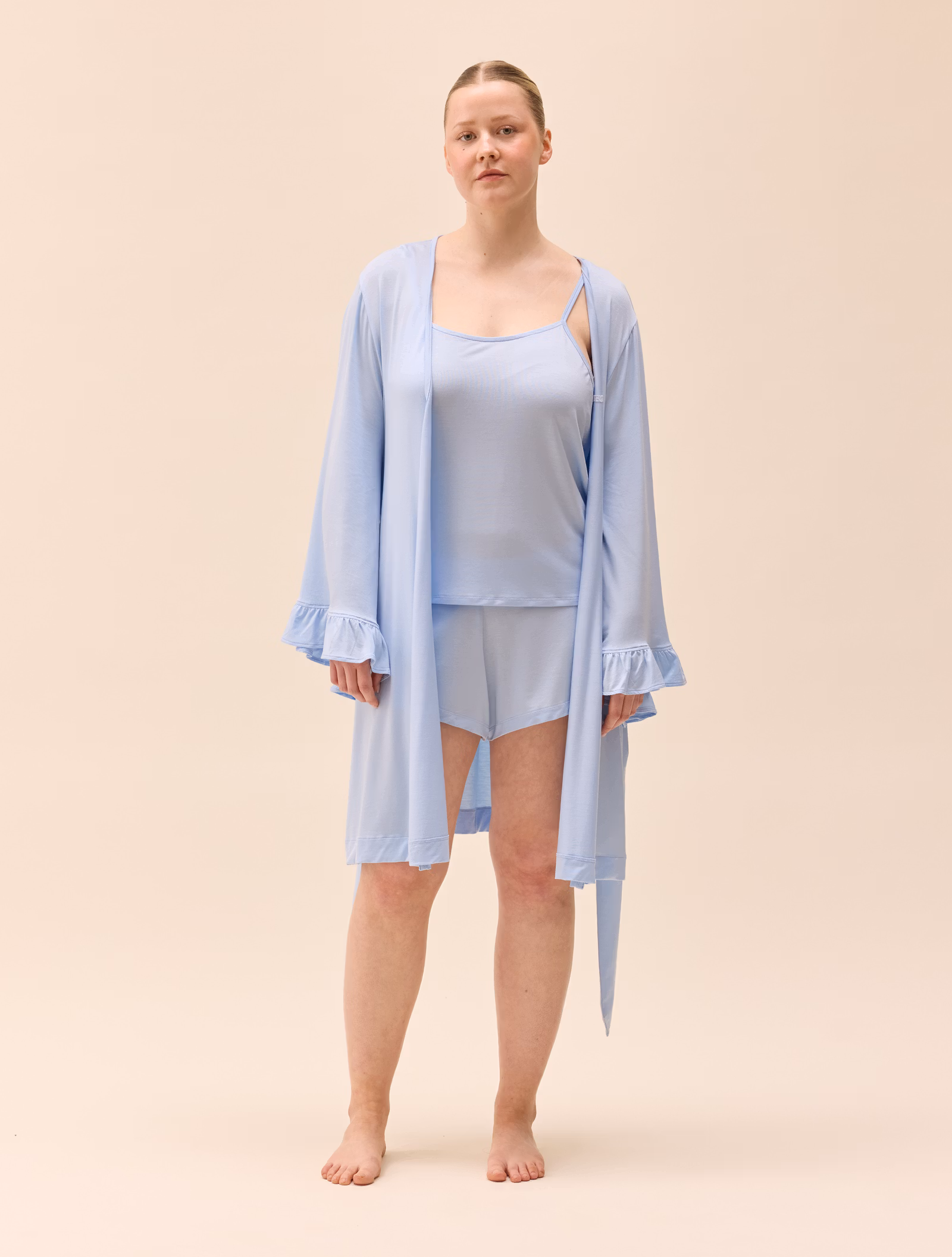 Go Slow Short Robe Blue