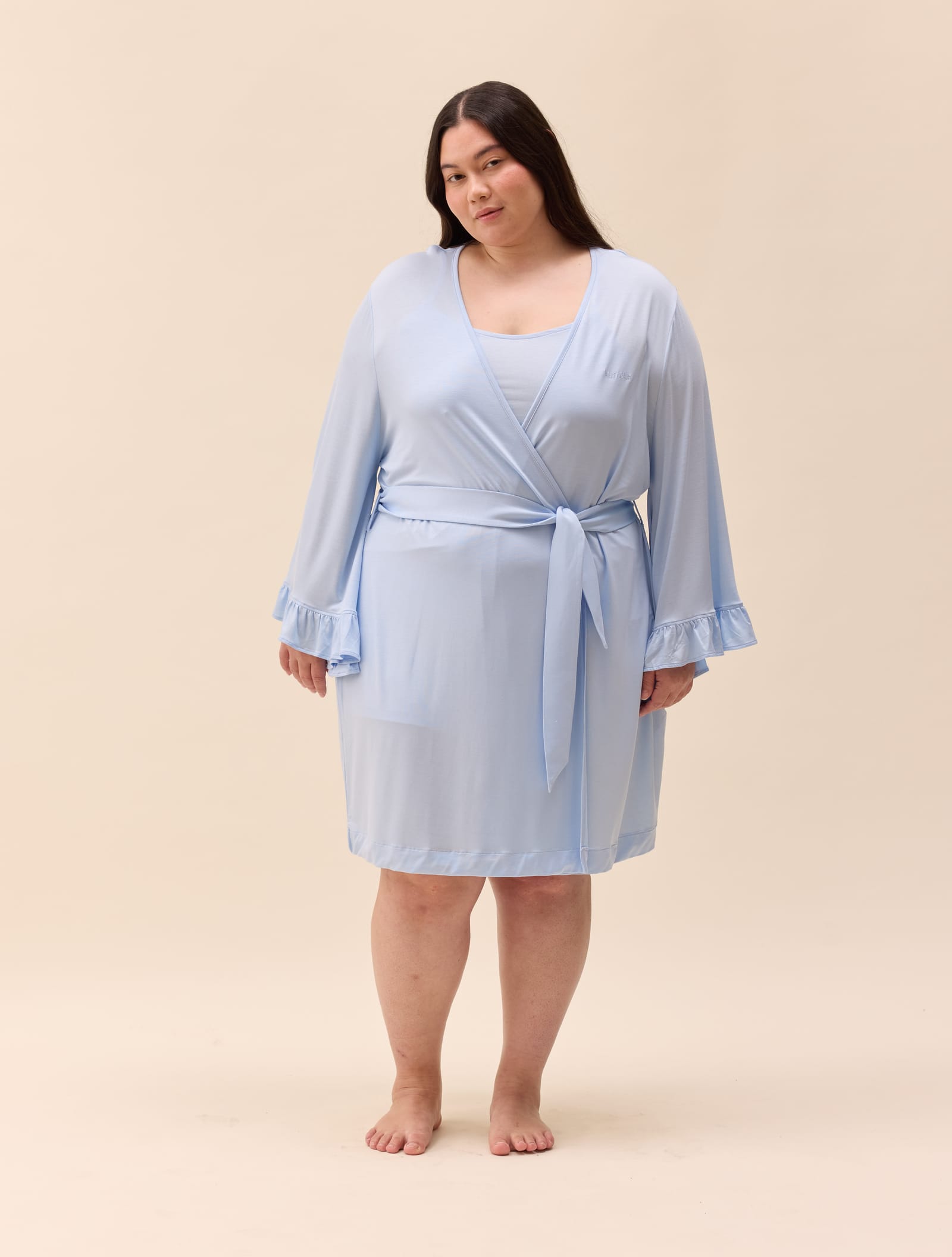 Go Slow Short Robe Blue
