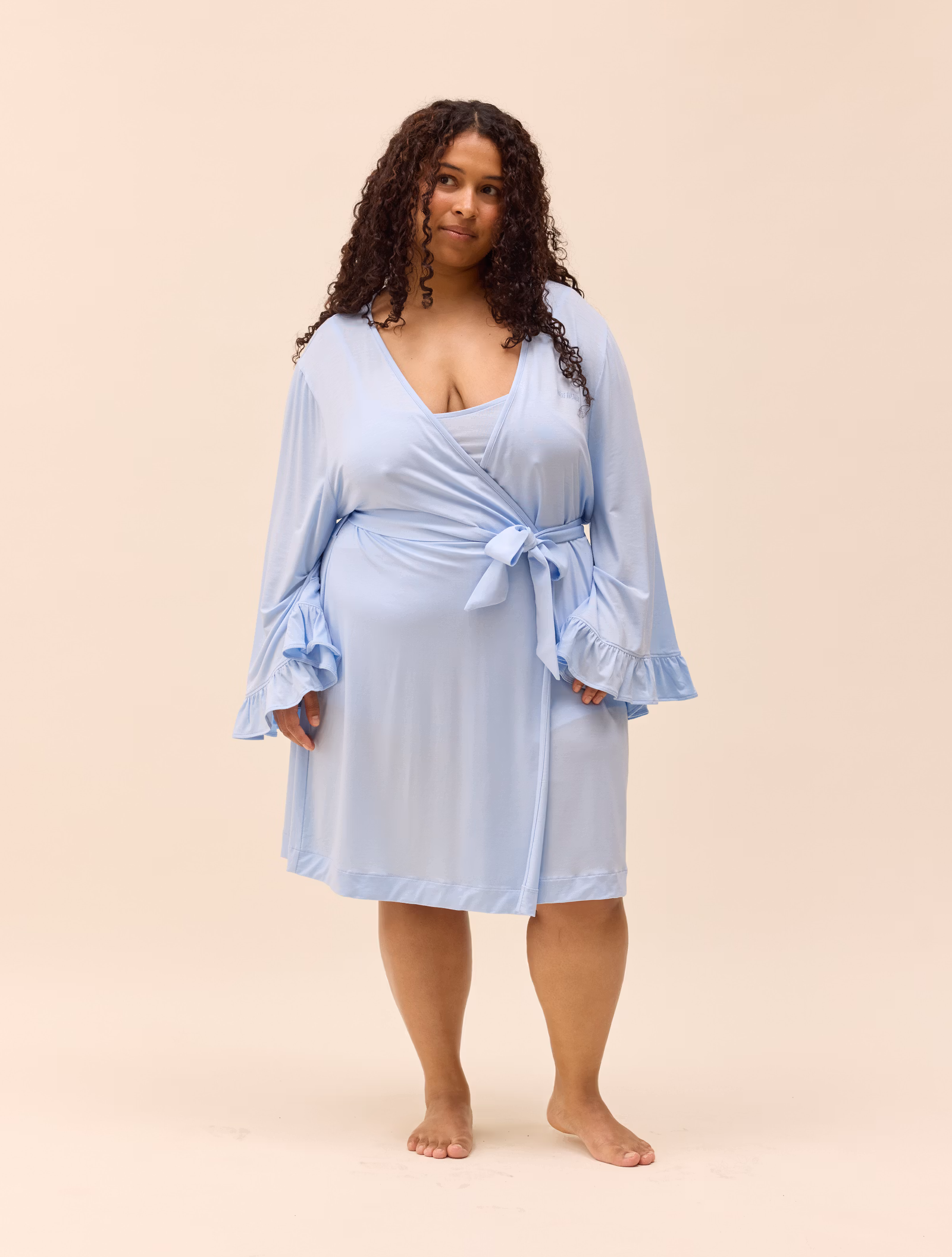 Go Slow Short Robe Blue