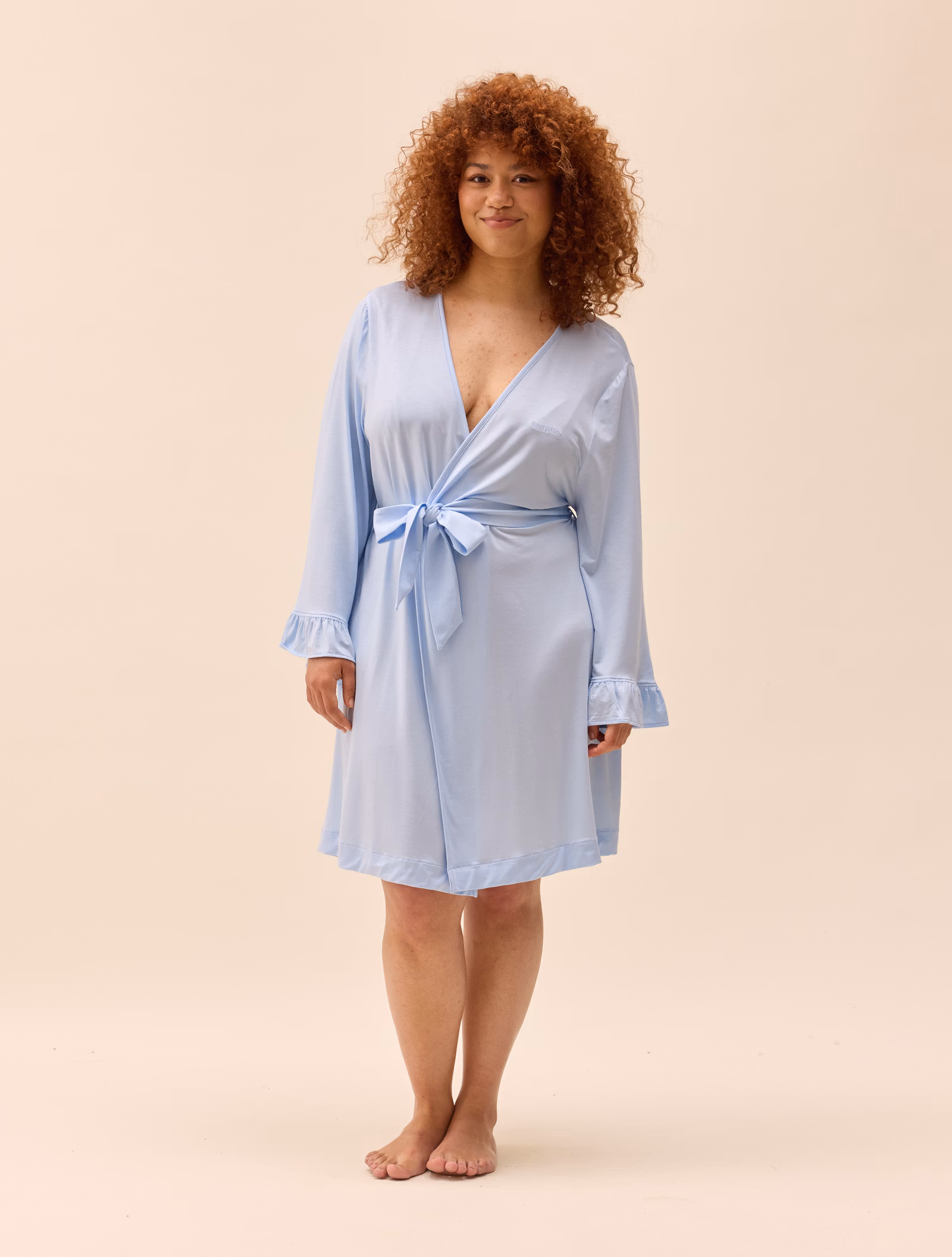 Go Slow Short Robe Blue