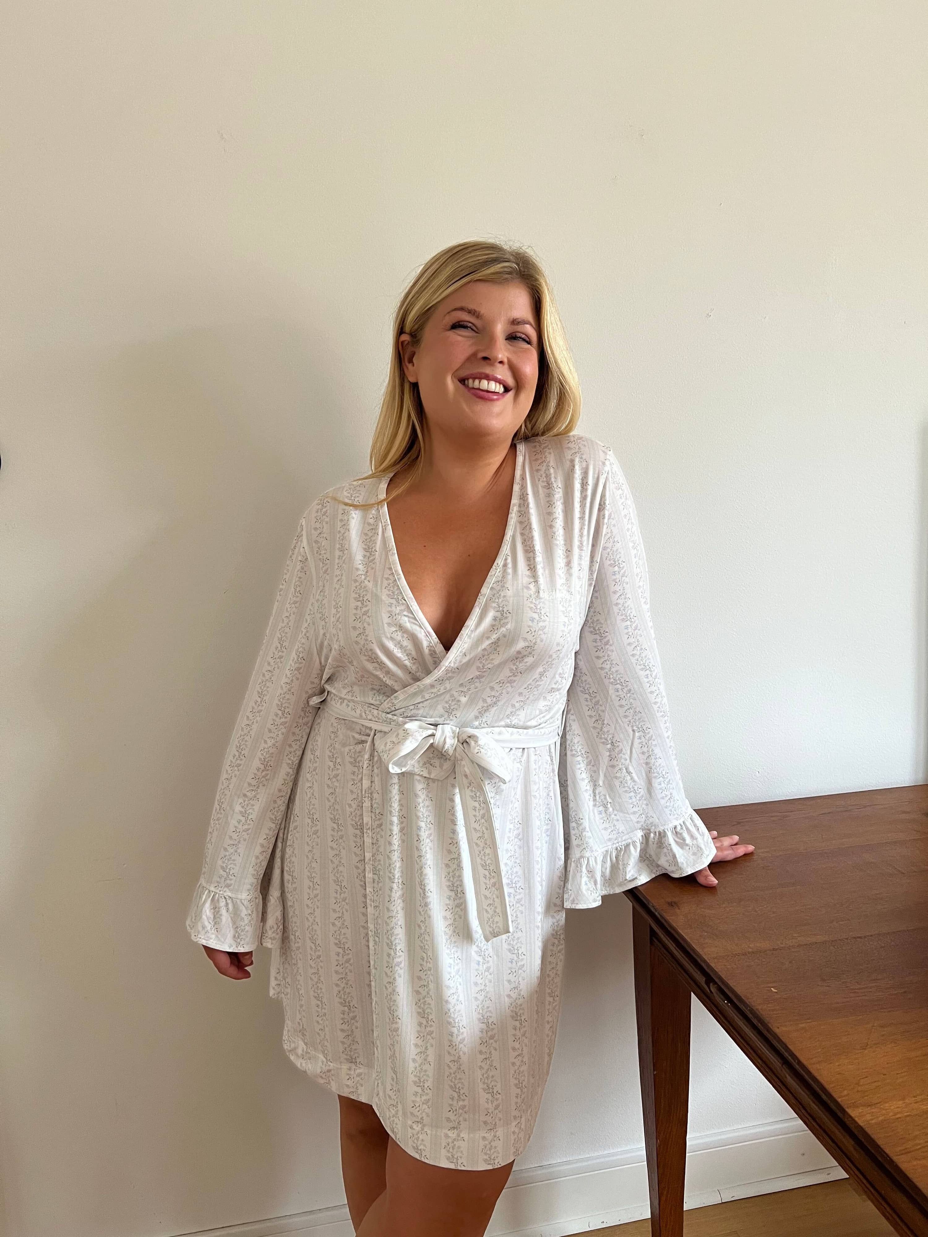 Go Slow Short Robe Lilac Dreams - Lilac Dreams | Djerf Avenue