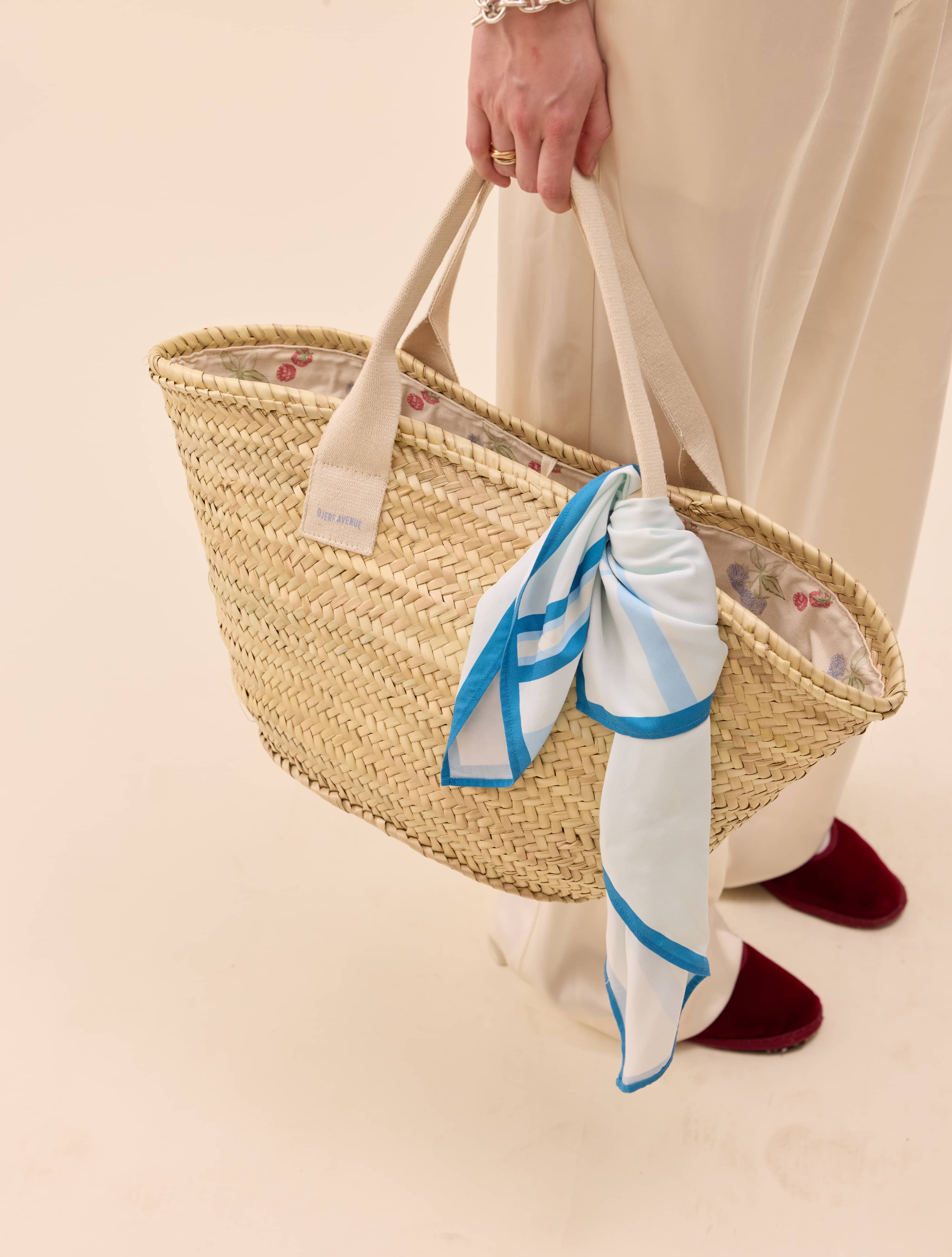 Summer Straw Bag Summer Berries - Summer Berries | Djerf Avenue