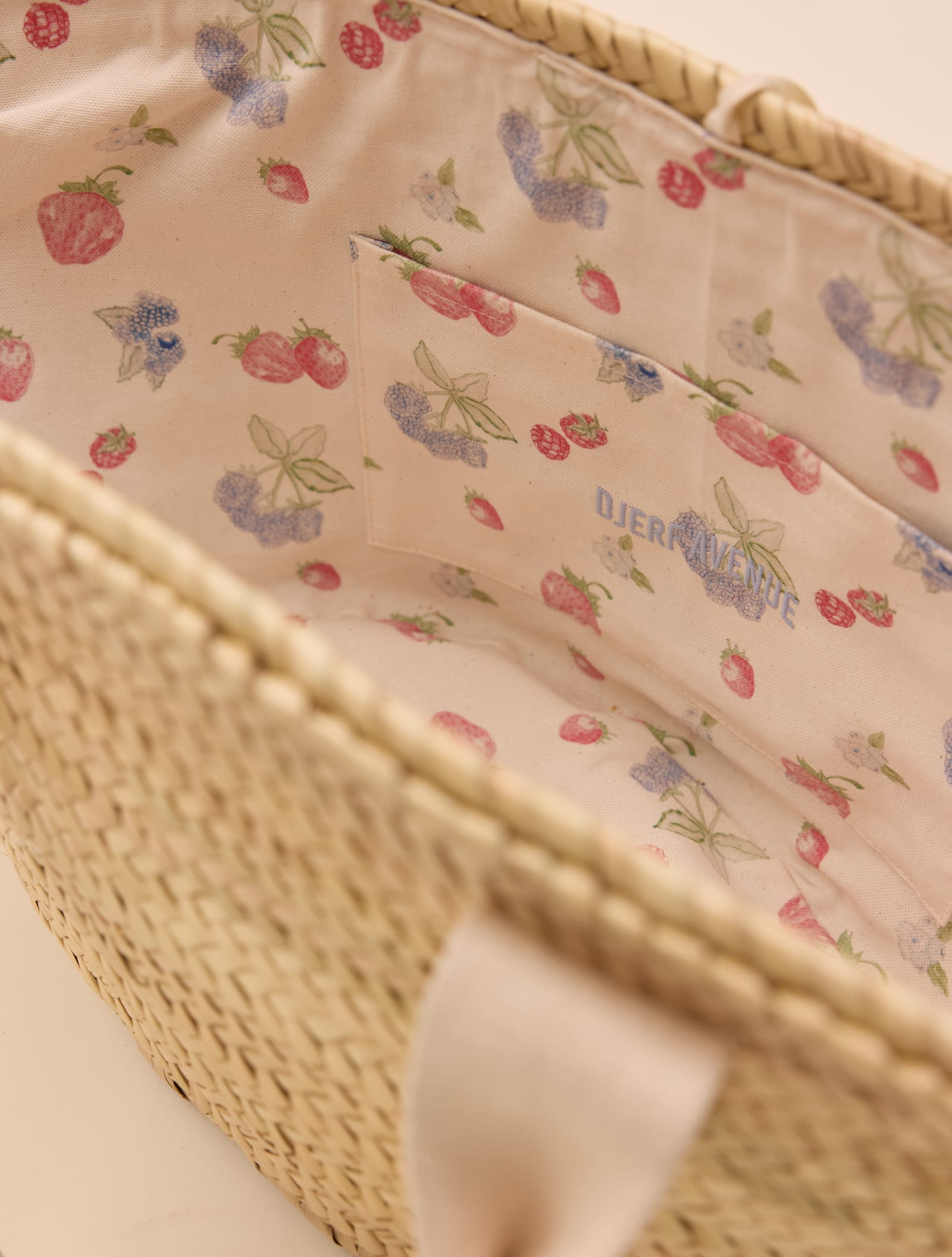 Summer Straw Bag Summer Berries
