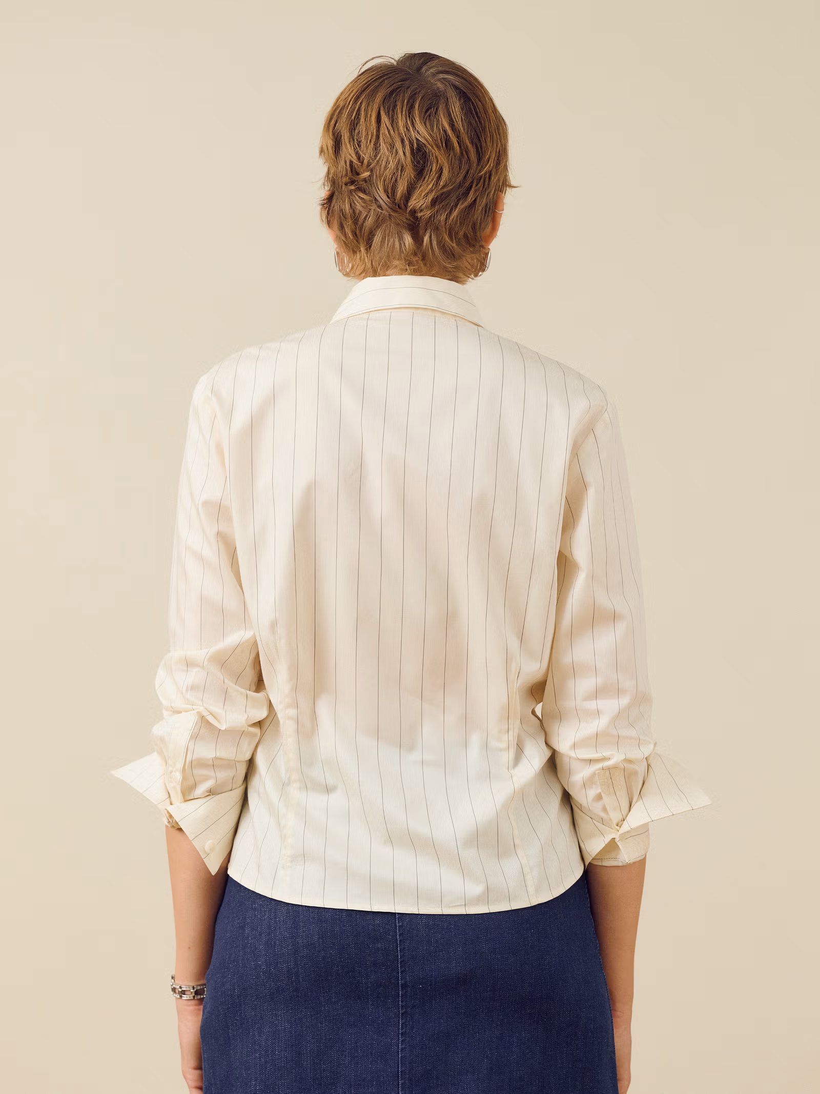 Fitted Shirt Pinstripe
