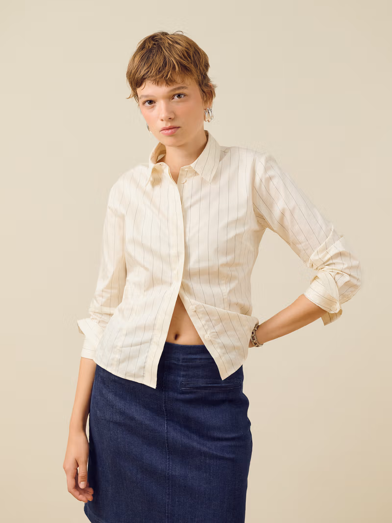 Fitted Shirt Pinstripe