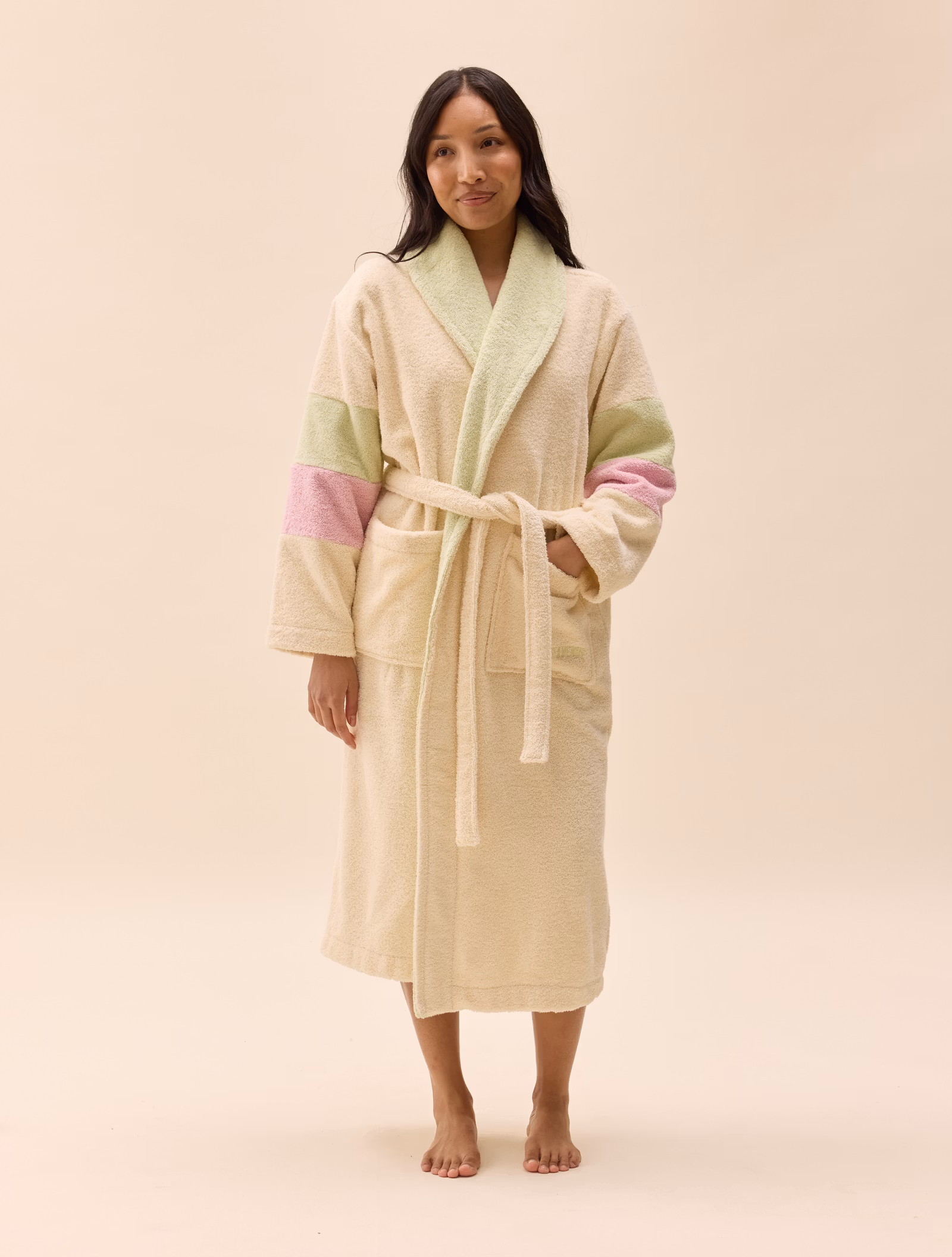 Robe Striped Sleeve Gelato
