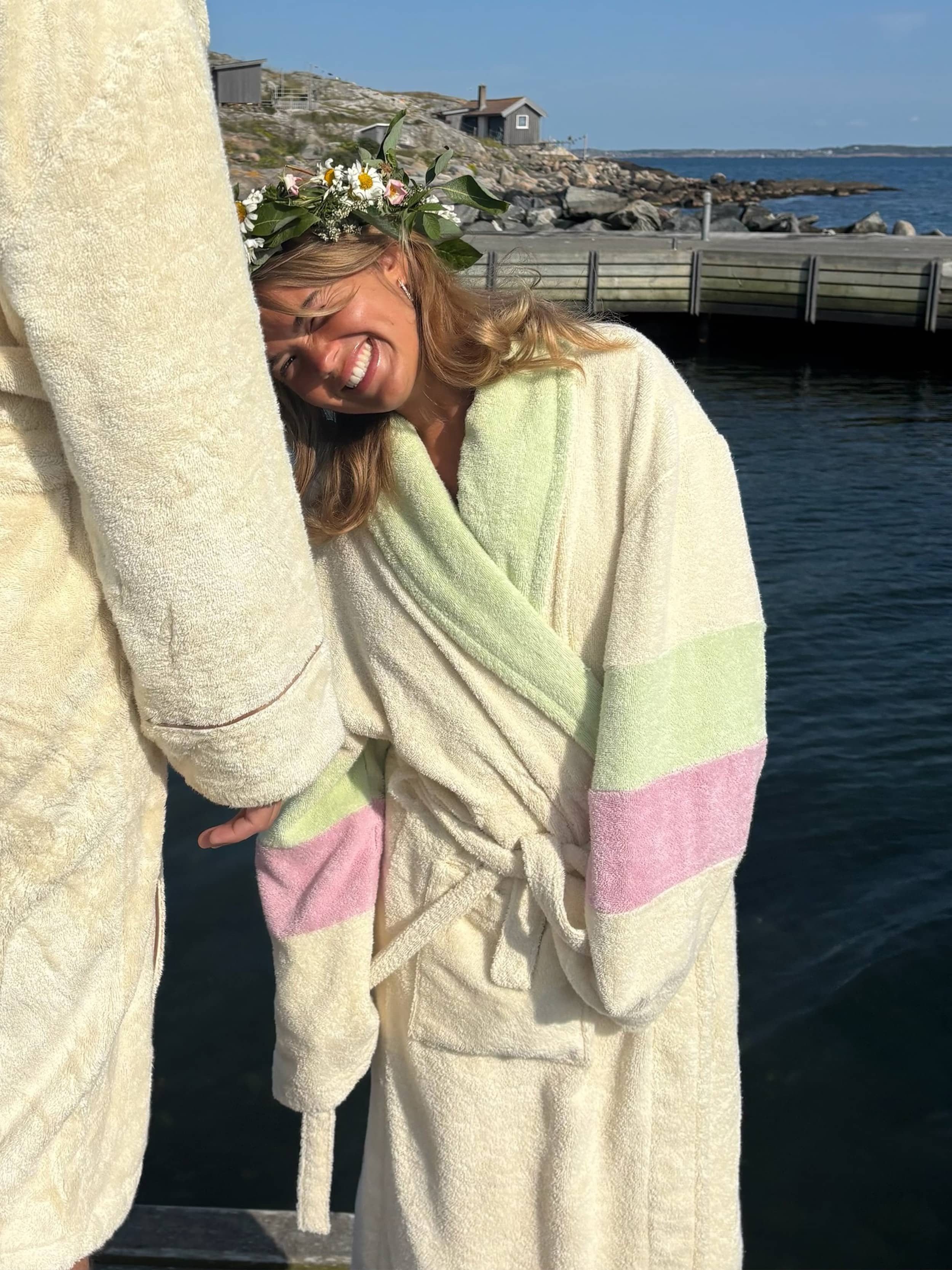 Robe Striped Sleeve Gelato - Gelato | Djerf Avenue