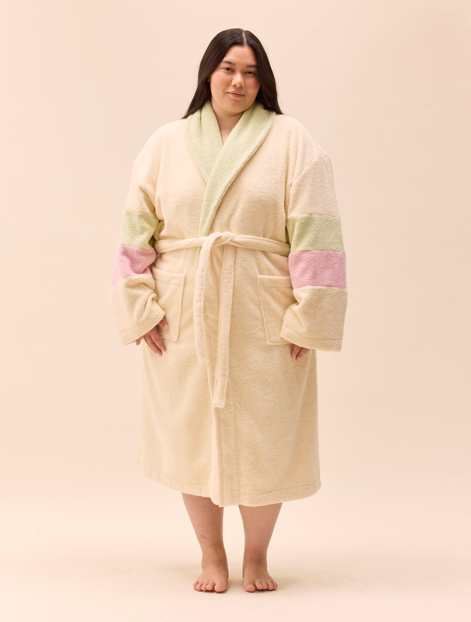 Robe Striped Sleeve Gelato