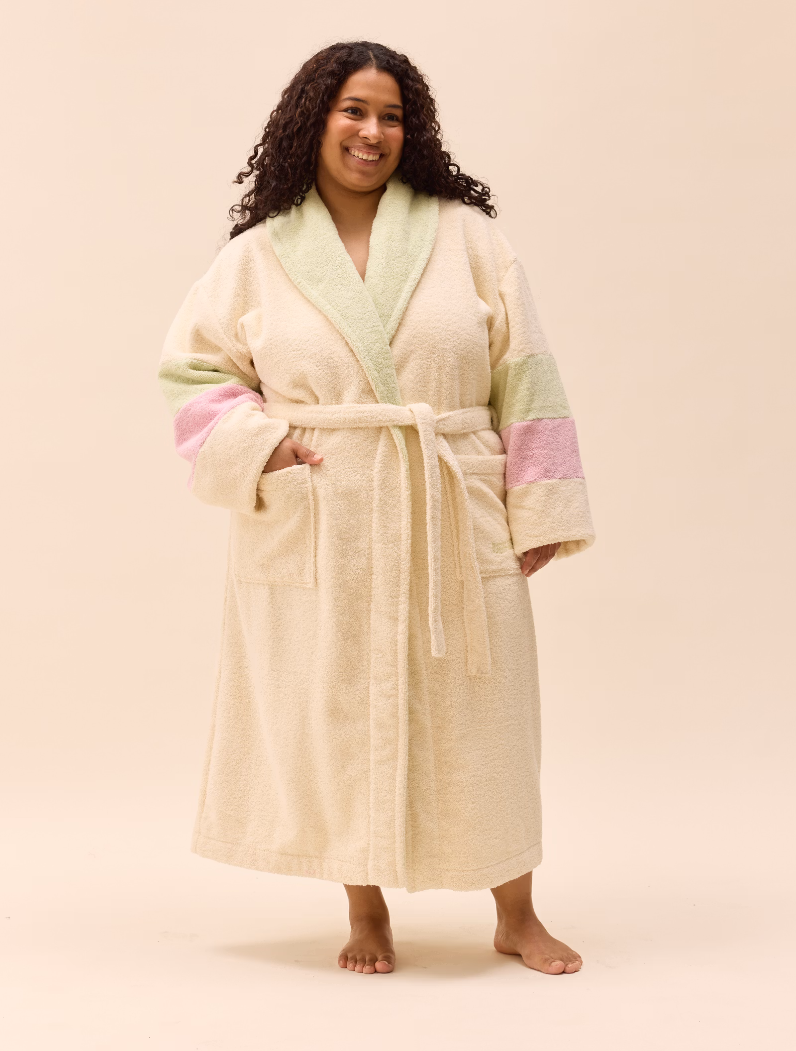 Robe Striped Sleeve Gelato