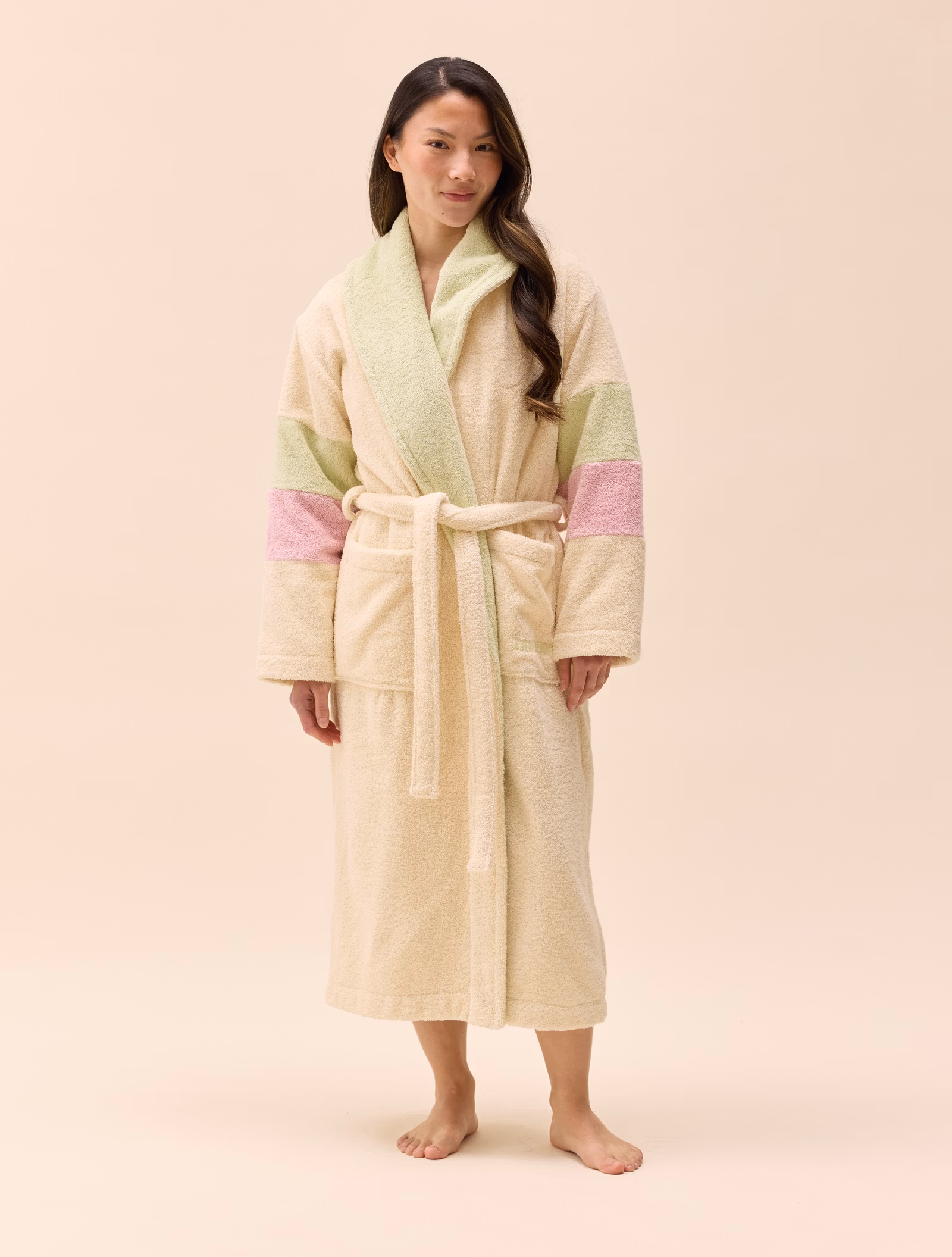 Robe Striped Sleeve Gelato