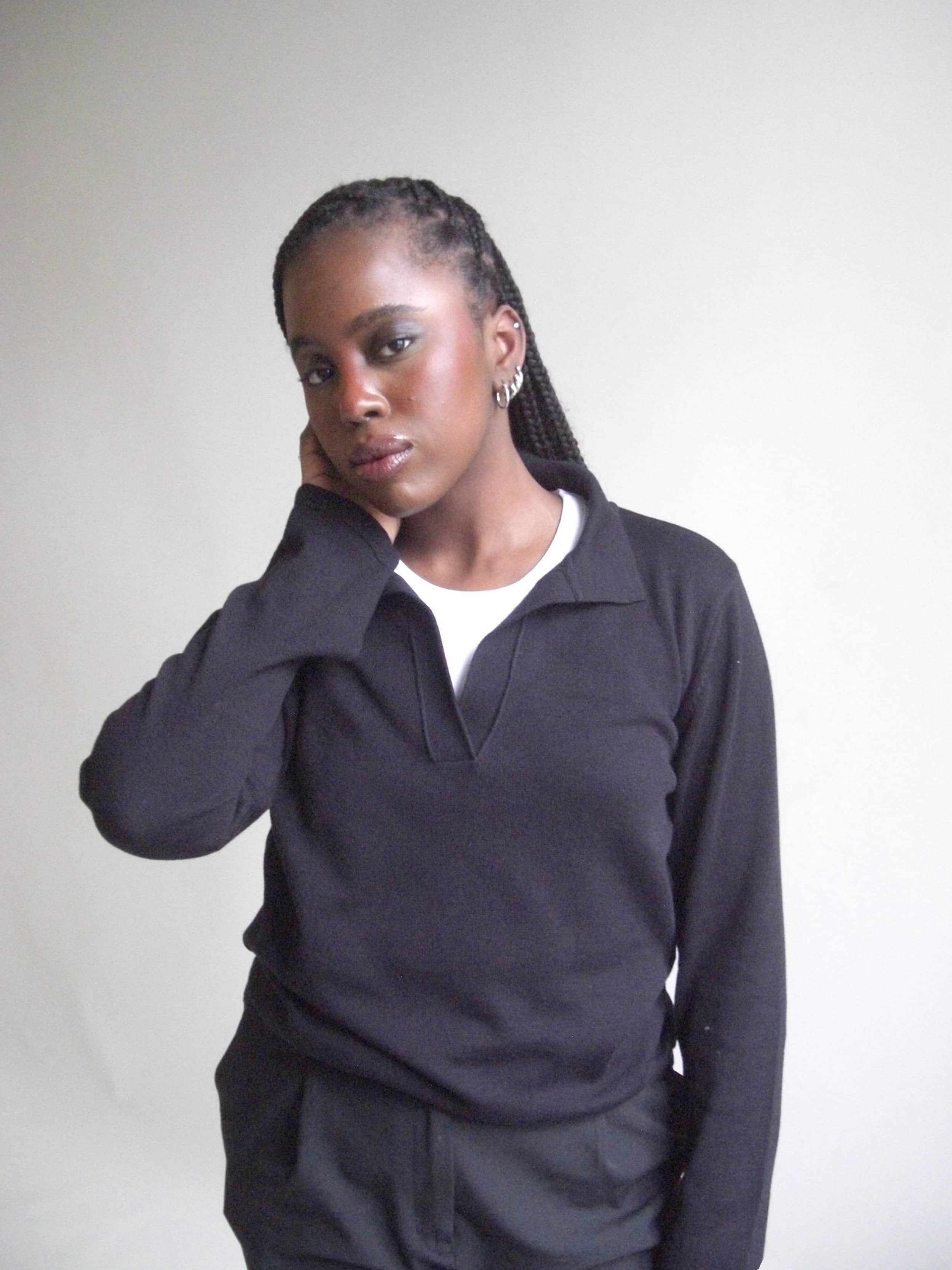 Getaway Top Black - Black | Djerf Avenue