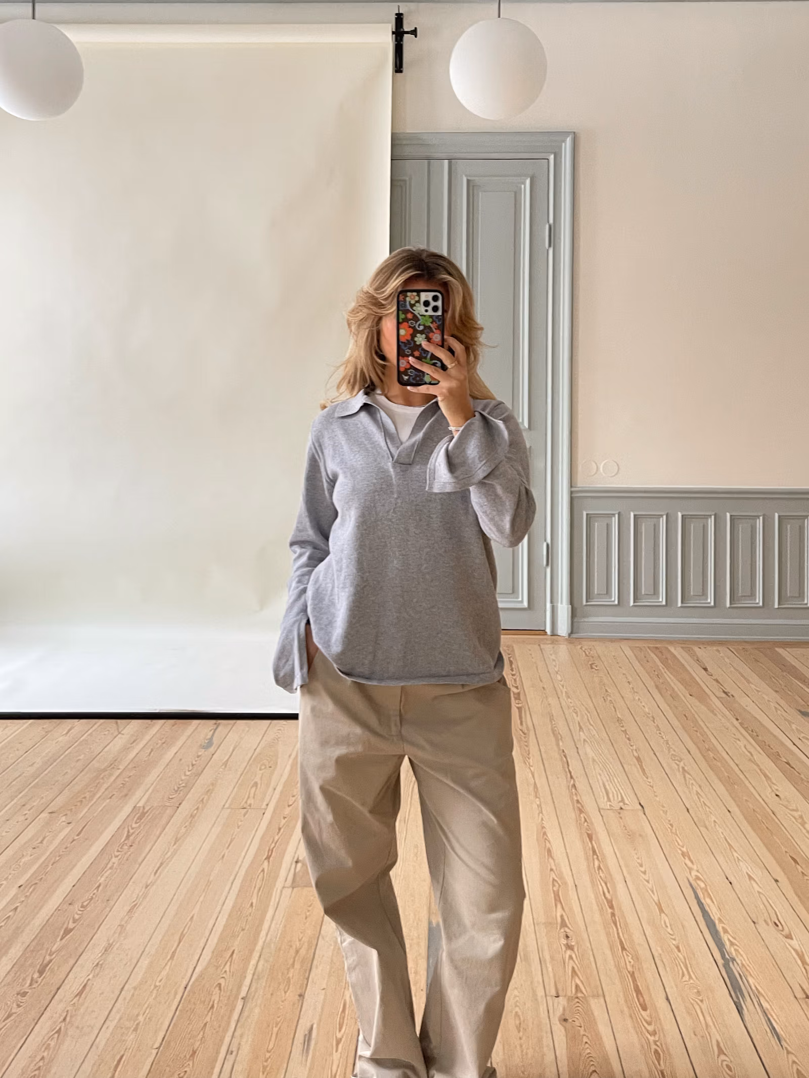 Getaway Top Grey Melange