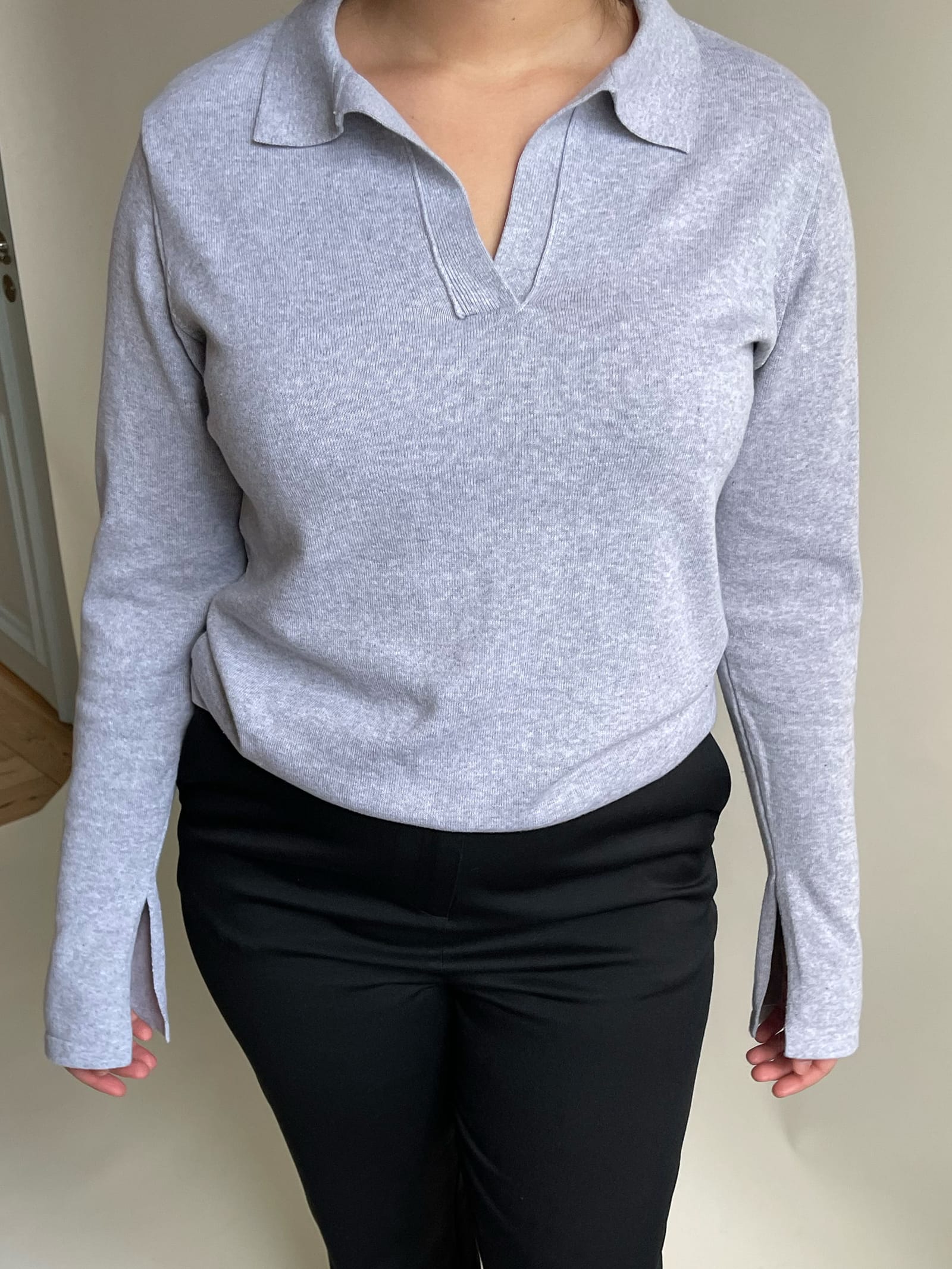 Getaway Top Grey Melange