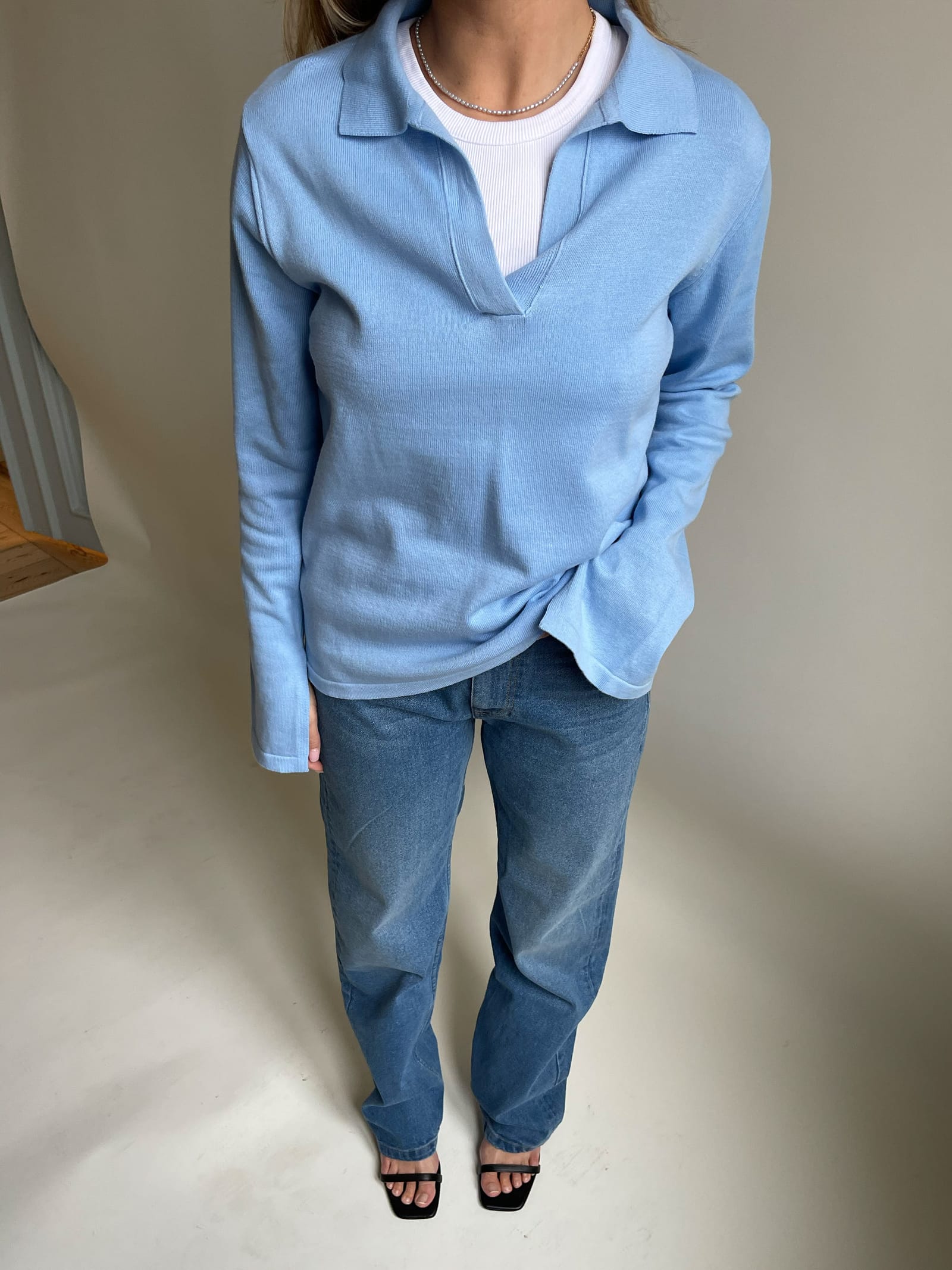 Getaway Top Blue