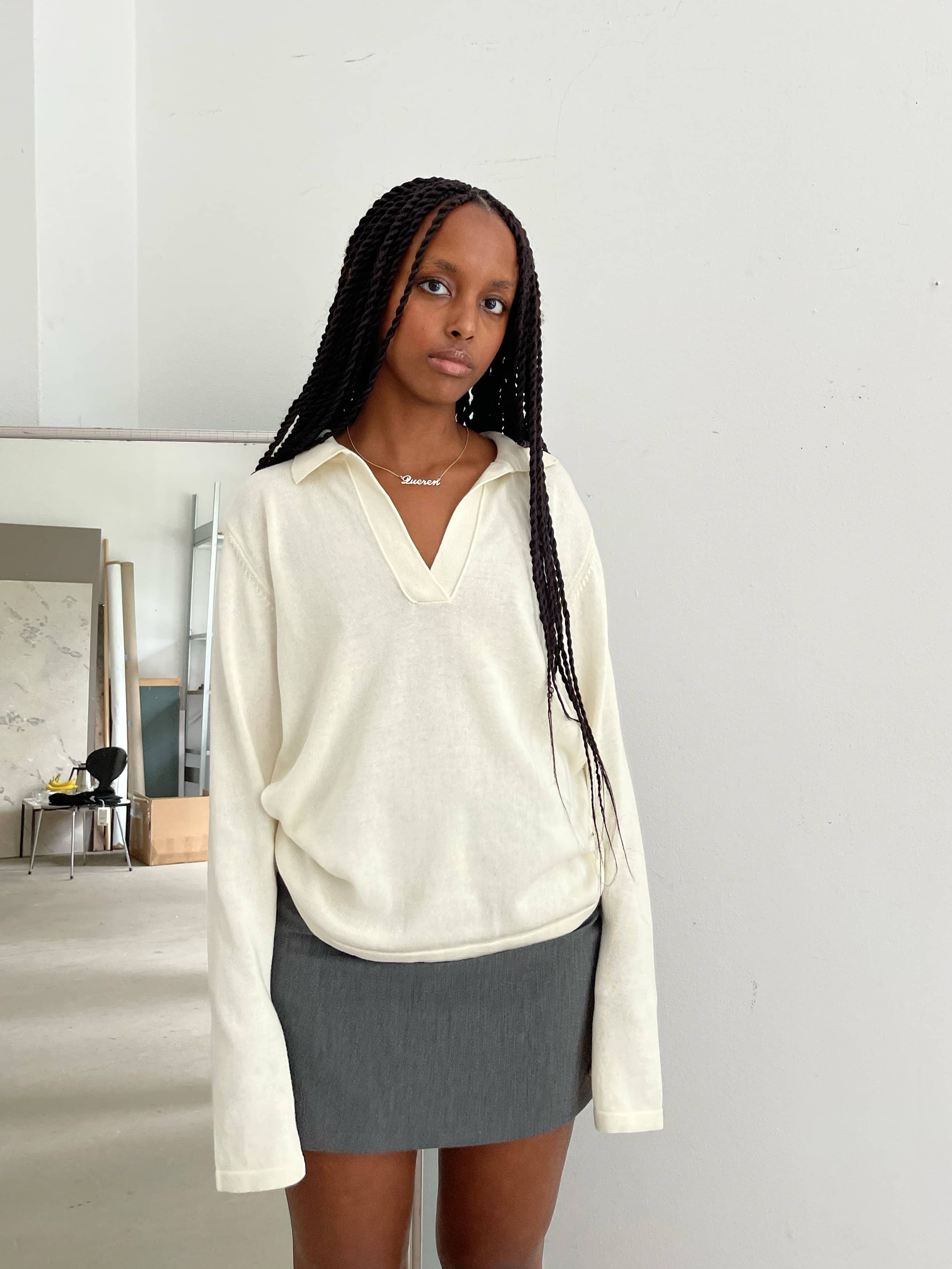 Getaway Top Cream - Cream | Djerf Avenue