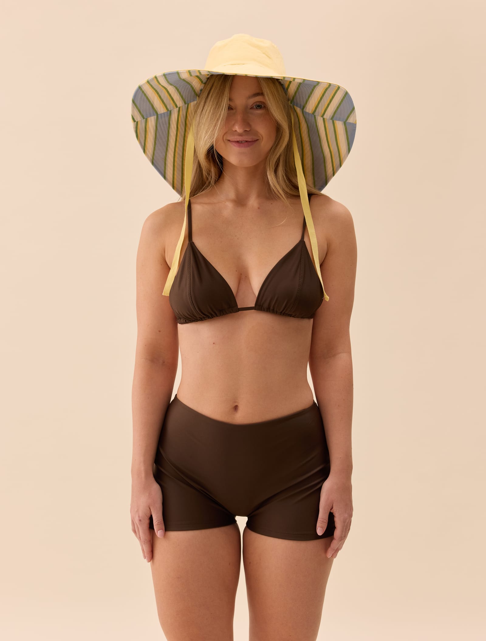 Triangle Bikini Top Cocoa