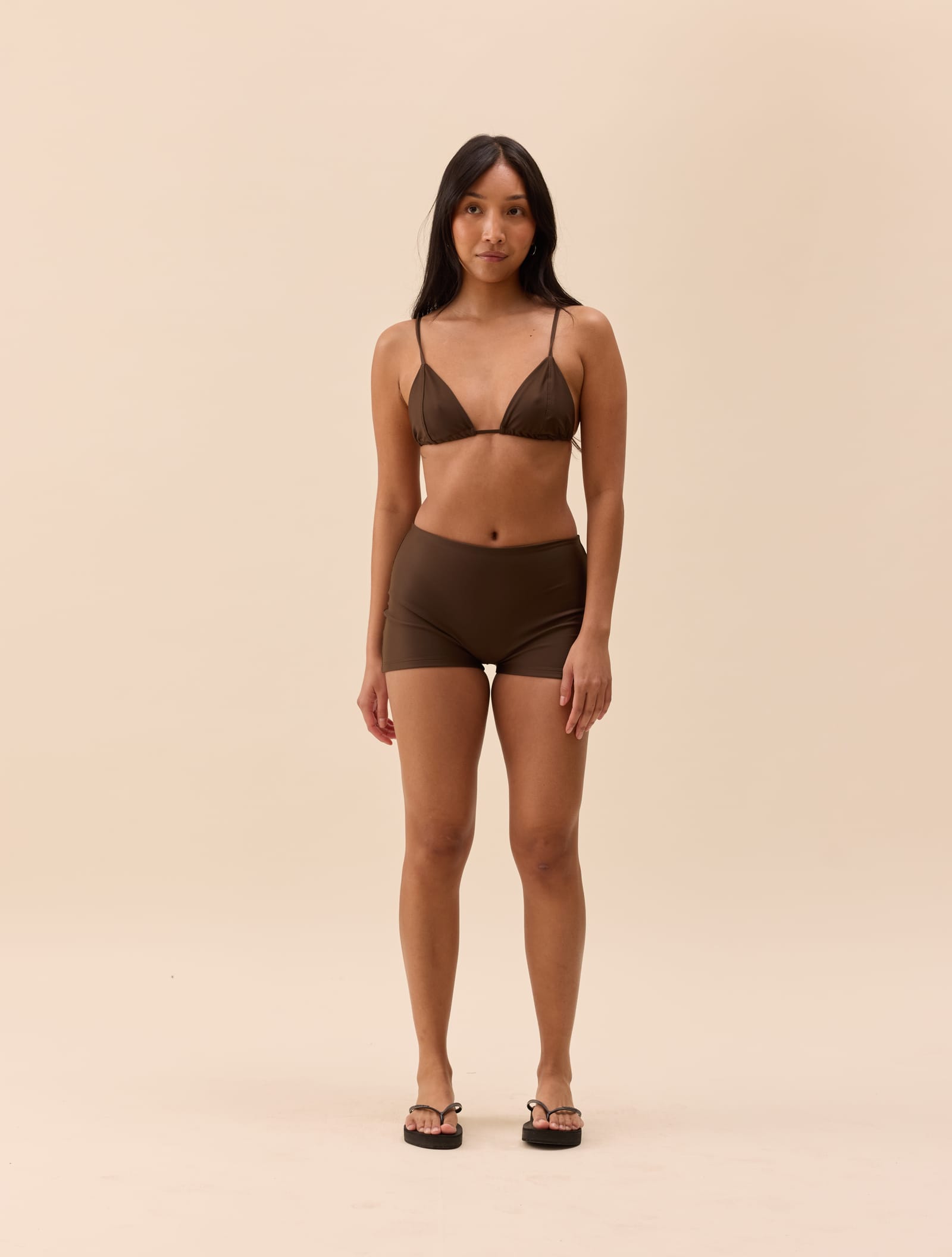 Triangle Bikini Top Cocoa