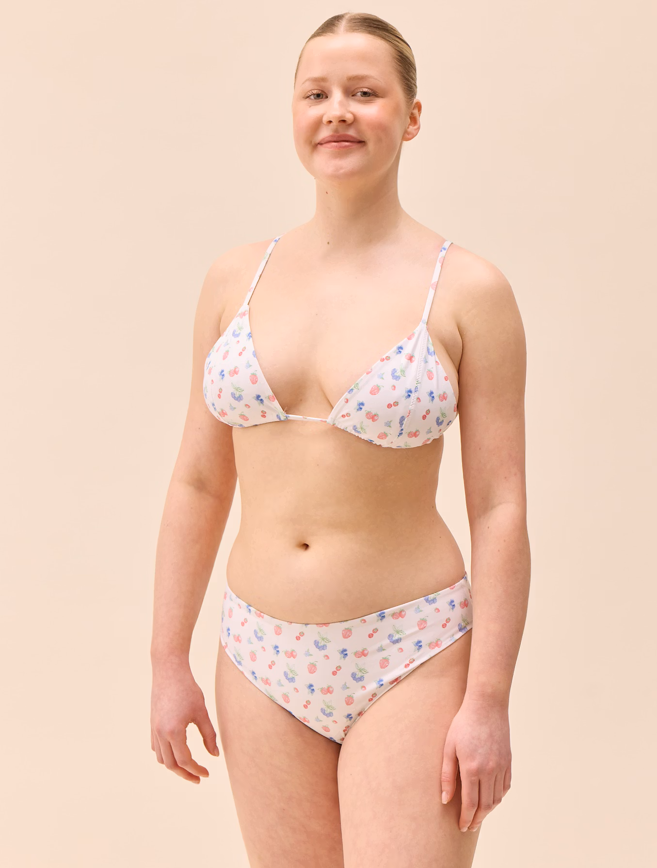 Triangle Bikini Top Summer Berries