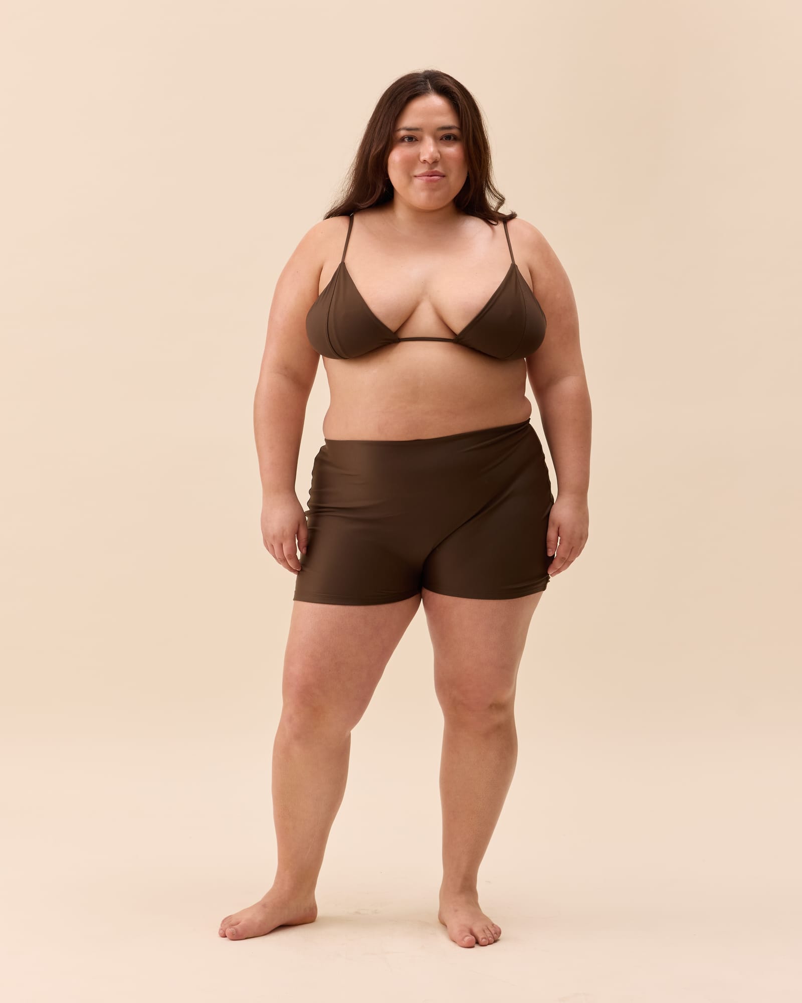 Boxer Bikini Bottom Cocoa