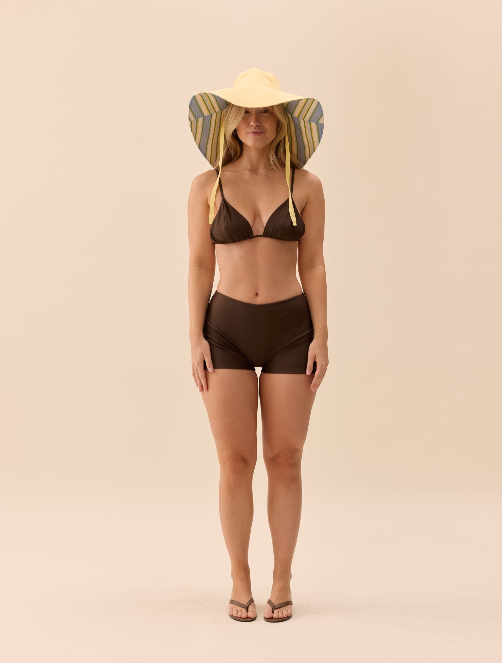 Boxer Bikini Bottom Cocoa