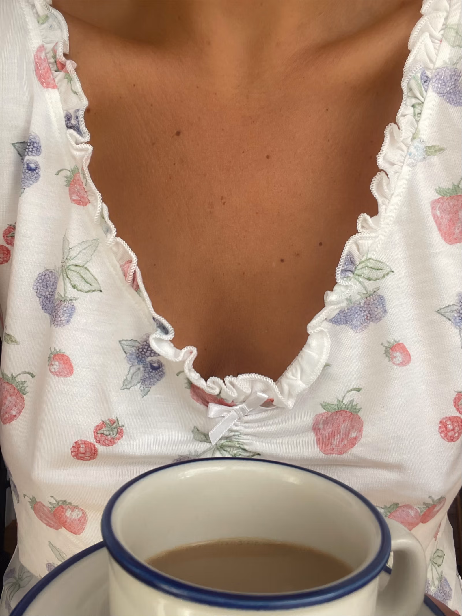 Go Slow Frill Camisole Summer Berries