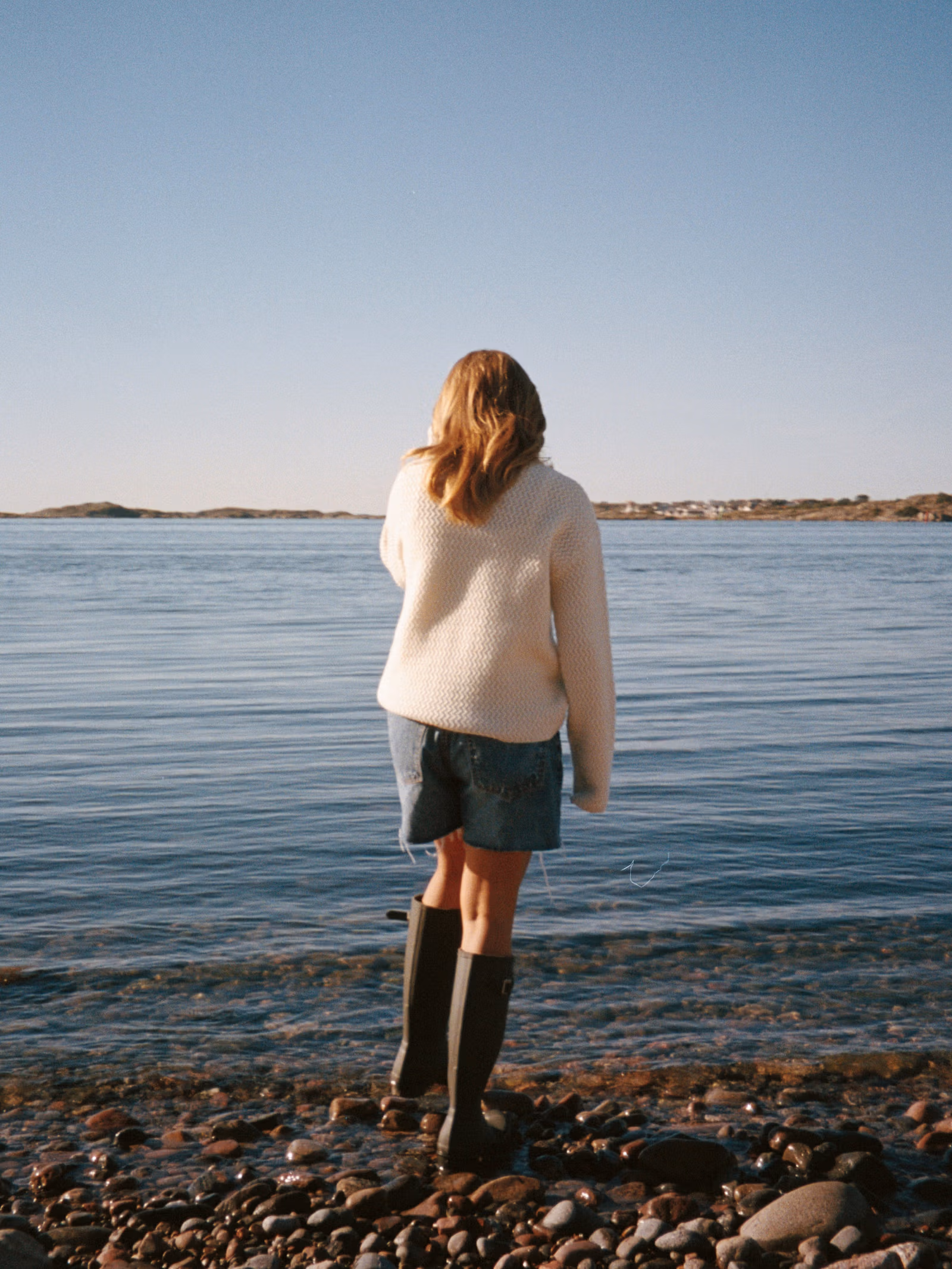 Structured Wool Sweater Cream