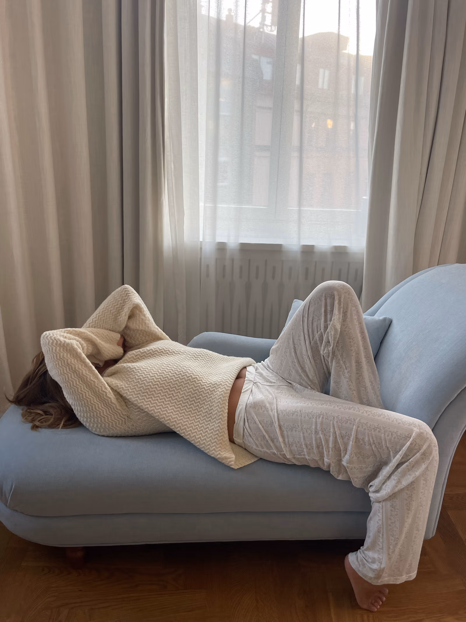 Structured Wool Sweater Cream