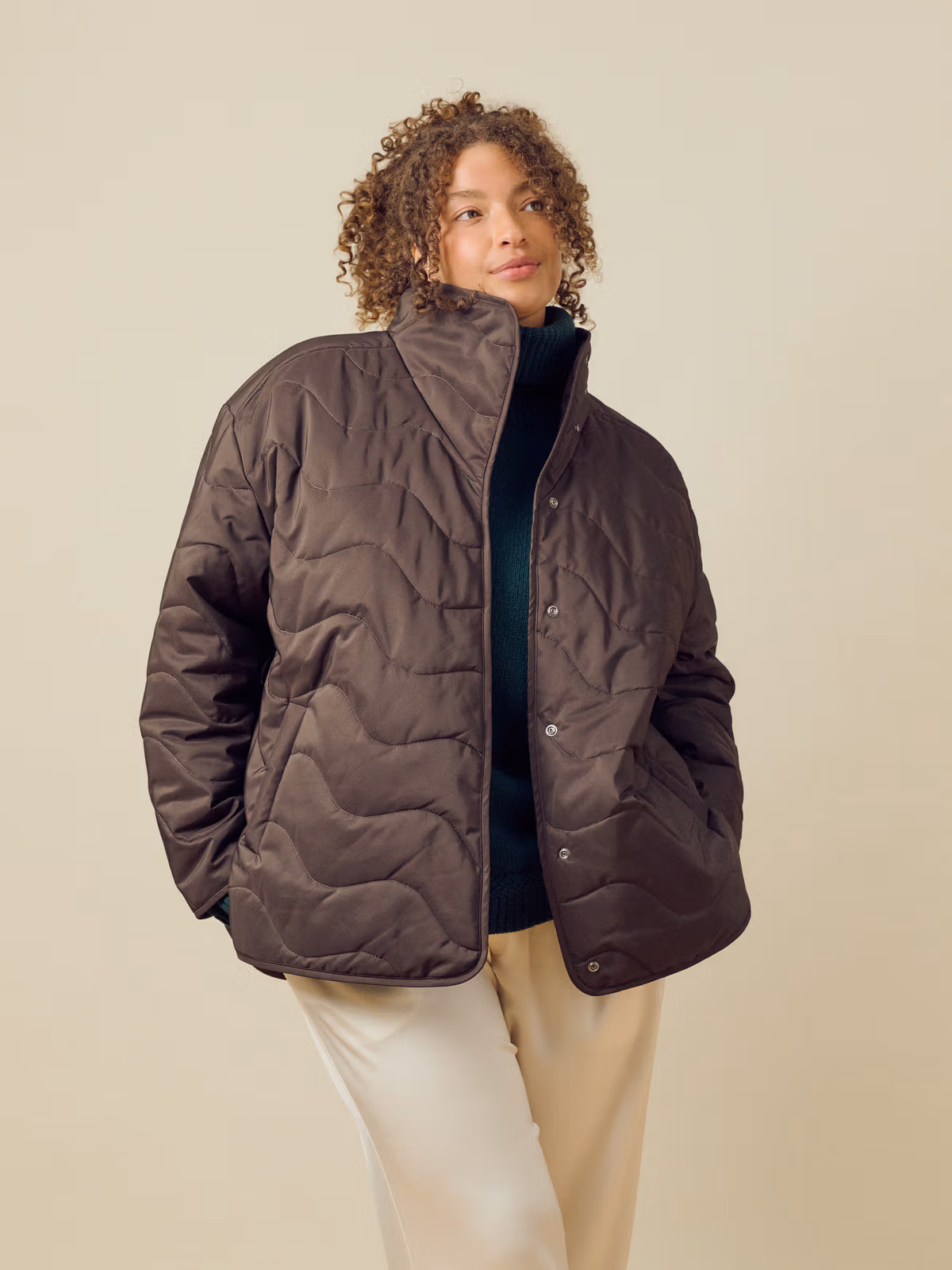 Quilted Jacket Espresso