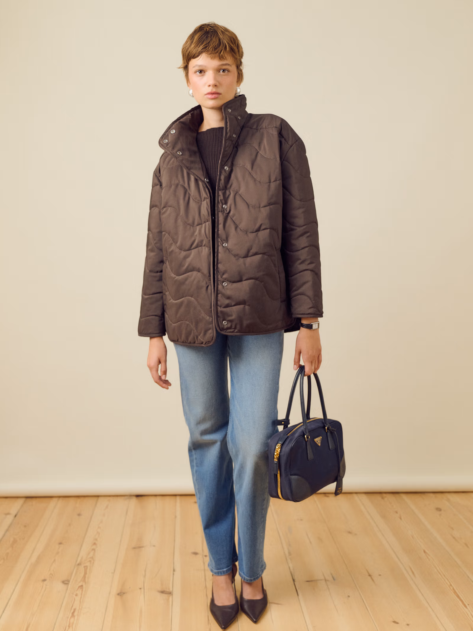 Quilted Jacket Espresso