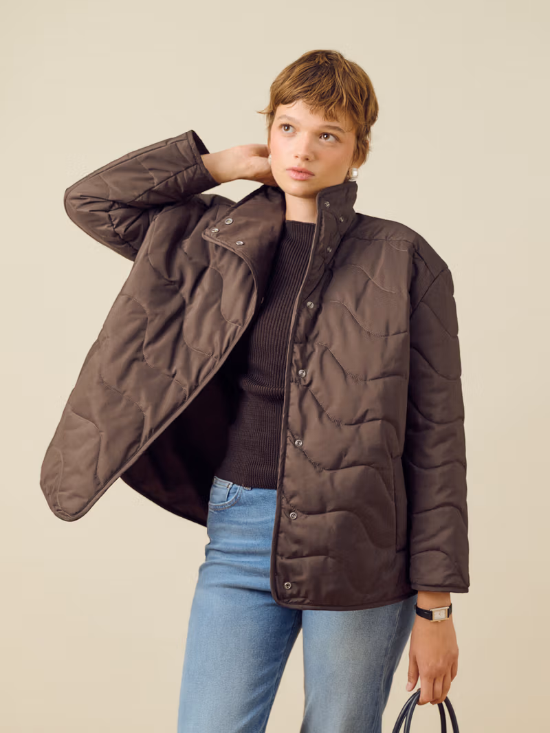 Quilted Jacket Espresso