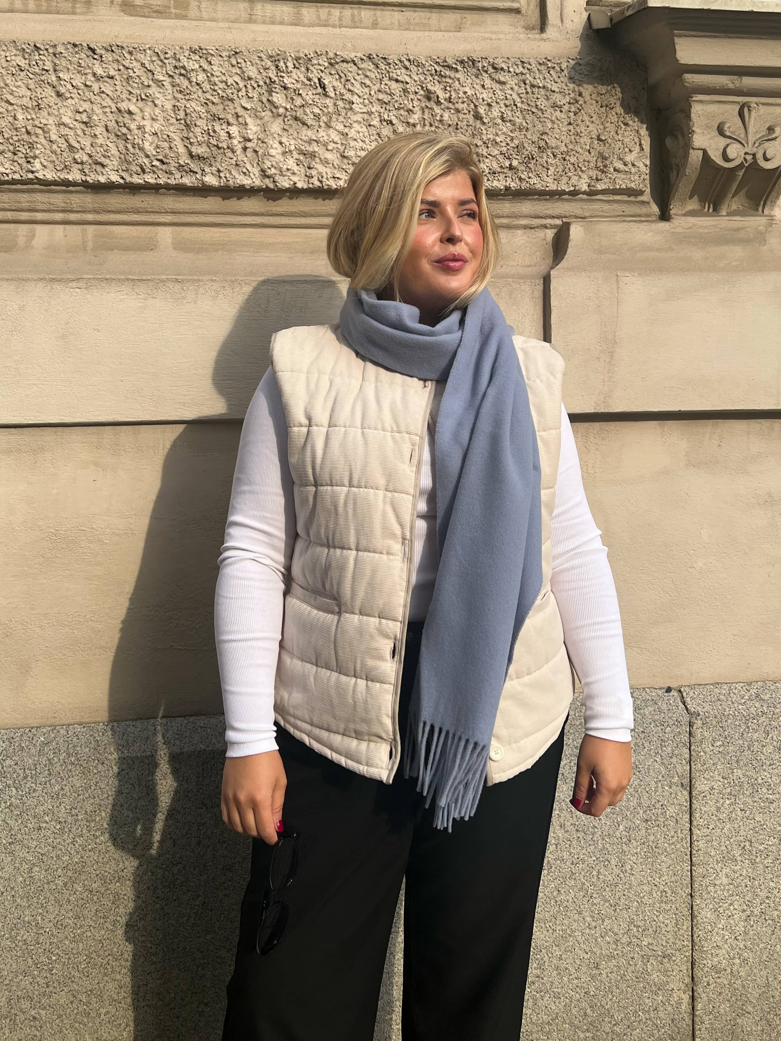 Aimé Vest Cream - Cream | Djerf Avenue
