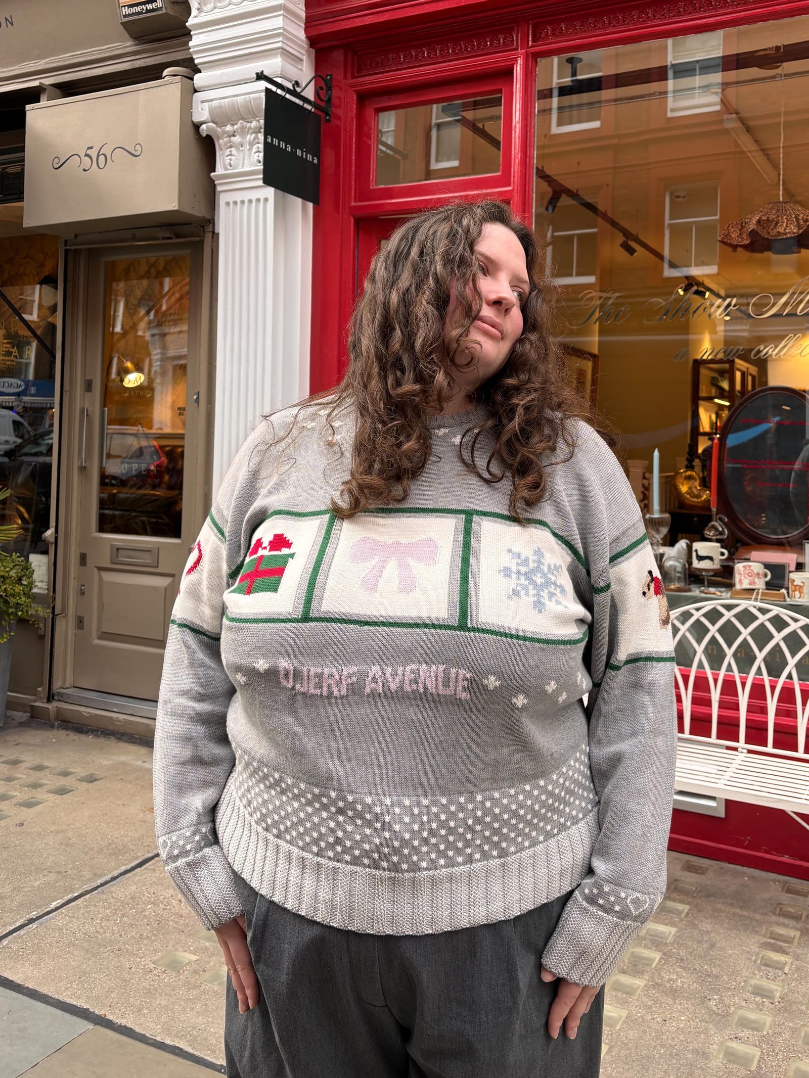 Holiday Sweater Grey