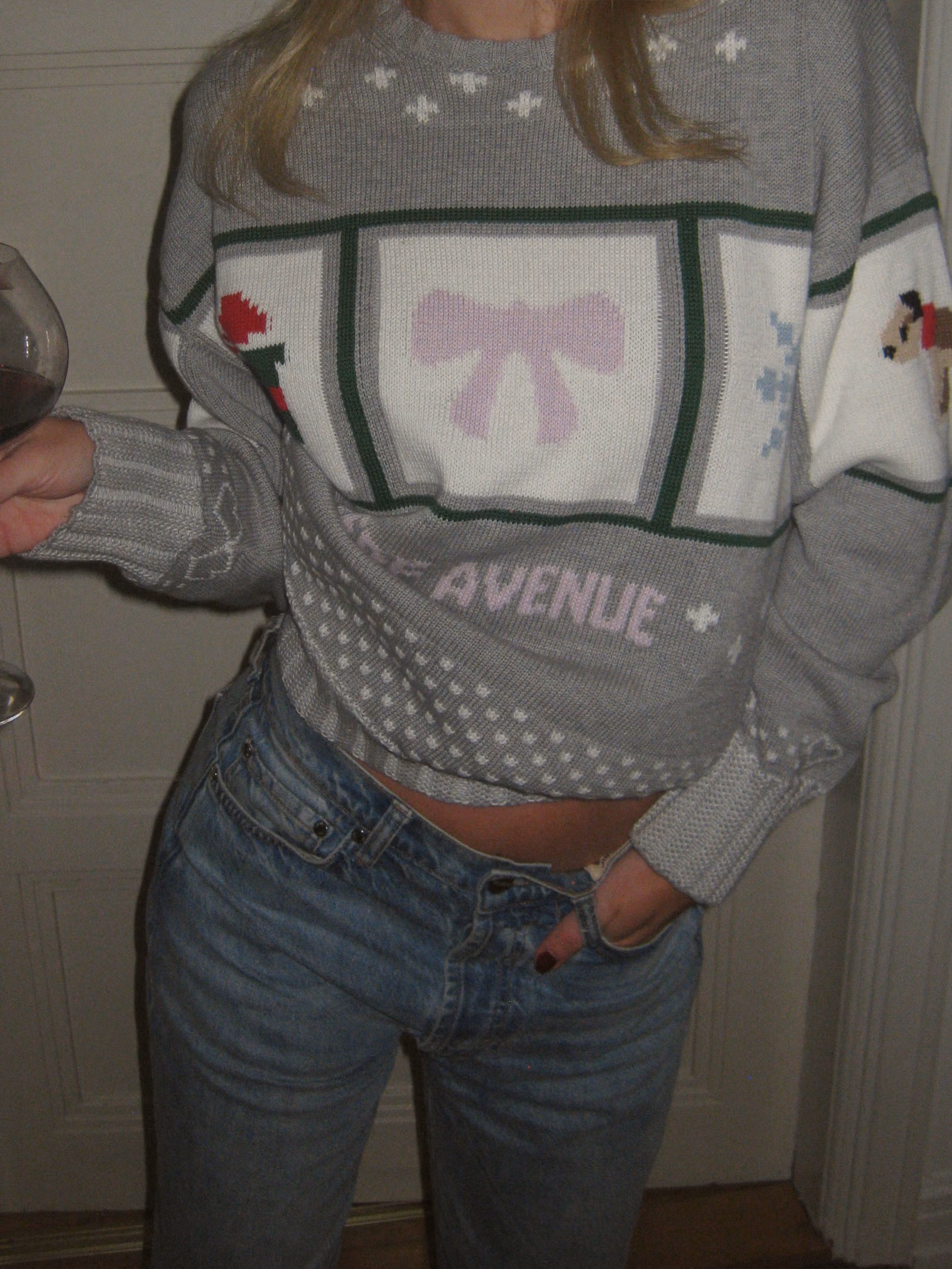 Holiday Sweater Grey