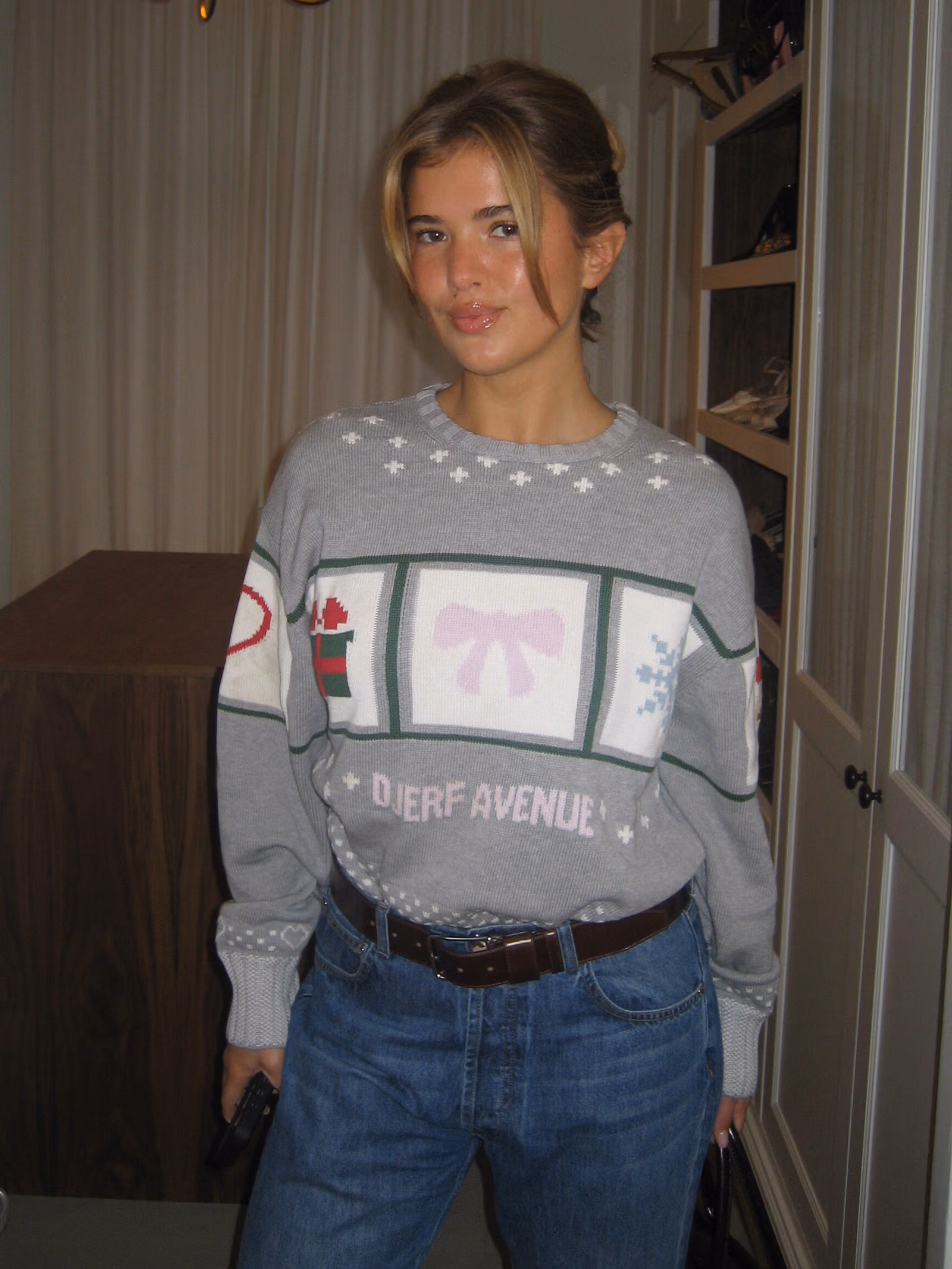 Holiday Sweater Grey