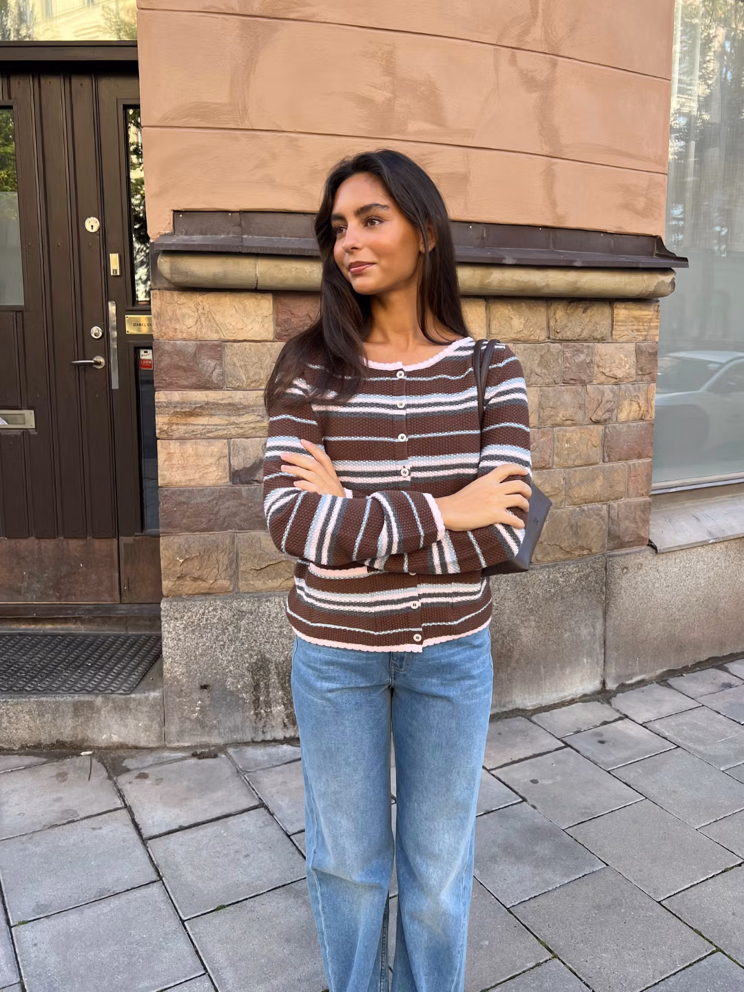 Amorini Pocket Cardigan Chocolate Bliss