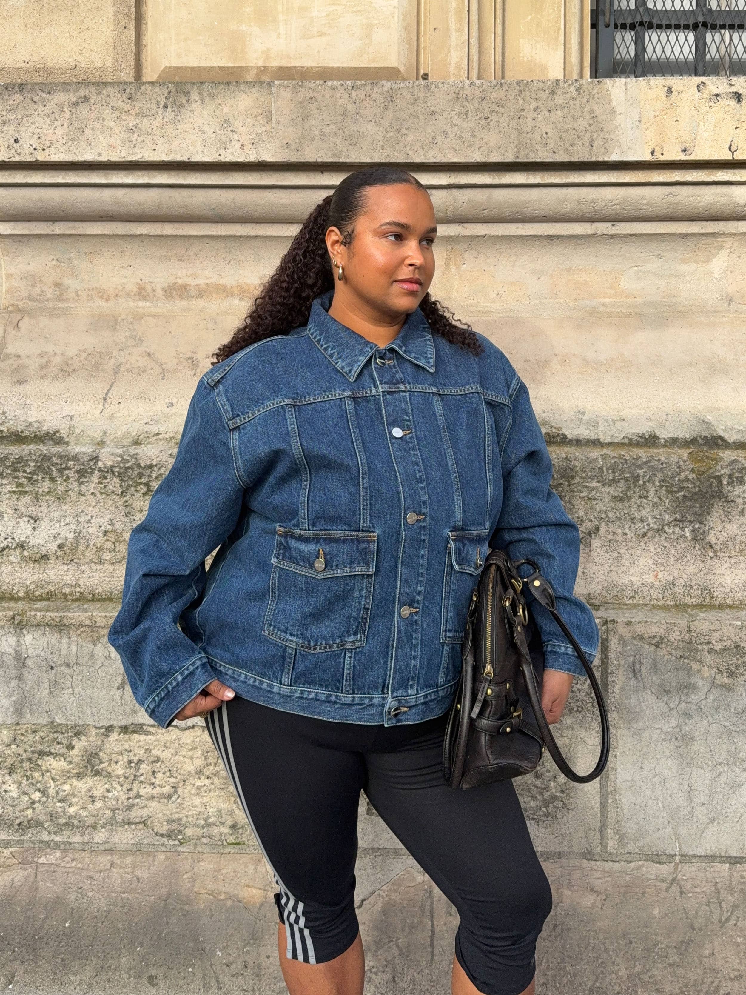 Denim Jacket Dark Blue - Dark blue | Djerf Avenue