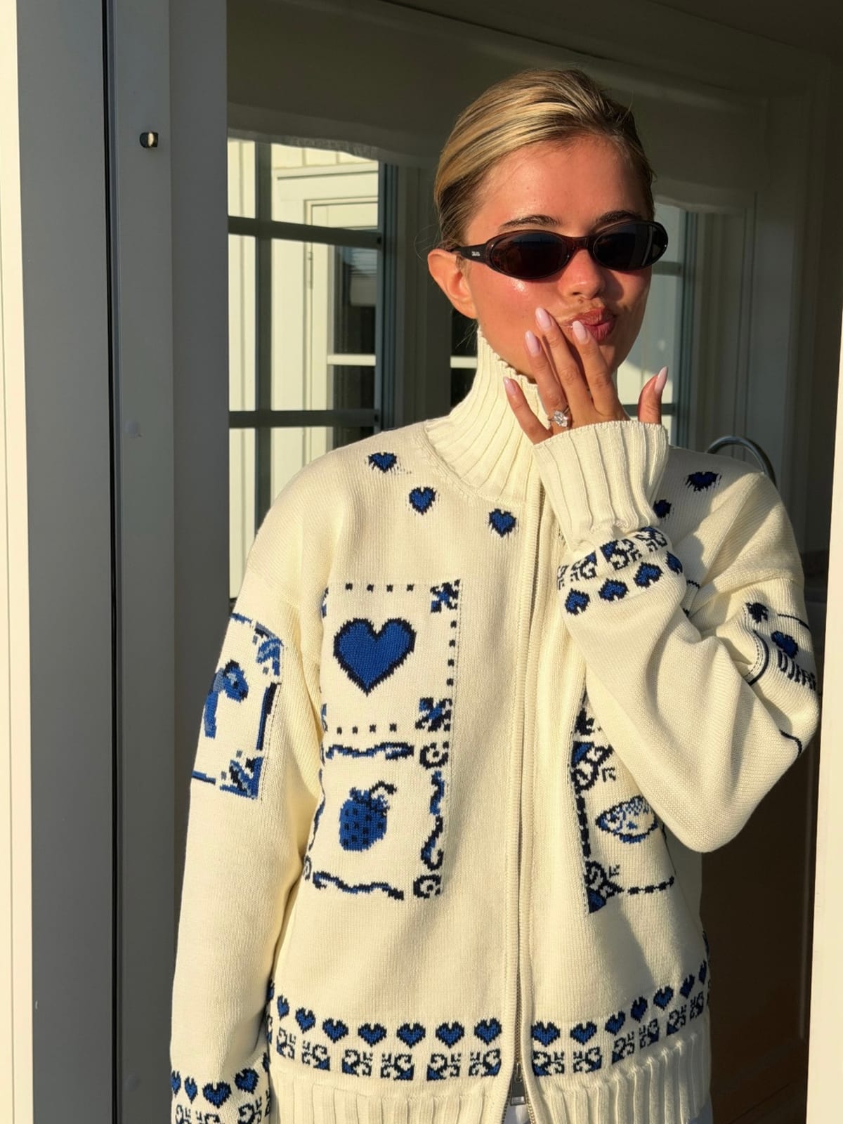 Coastal Zip Sweater DA Delft