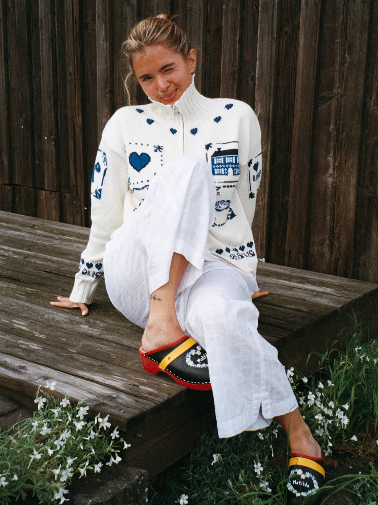 Coastal Zip Sweater DA Delft - DA Delft | Djerf Avenue