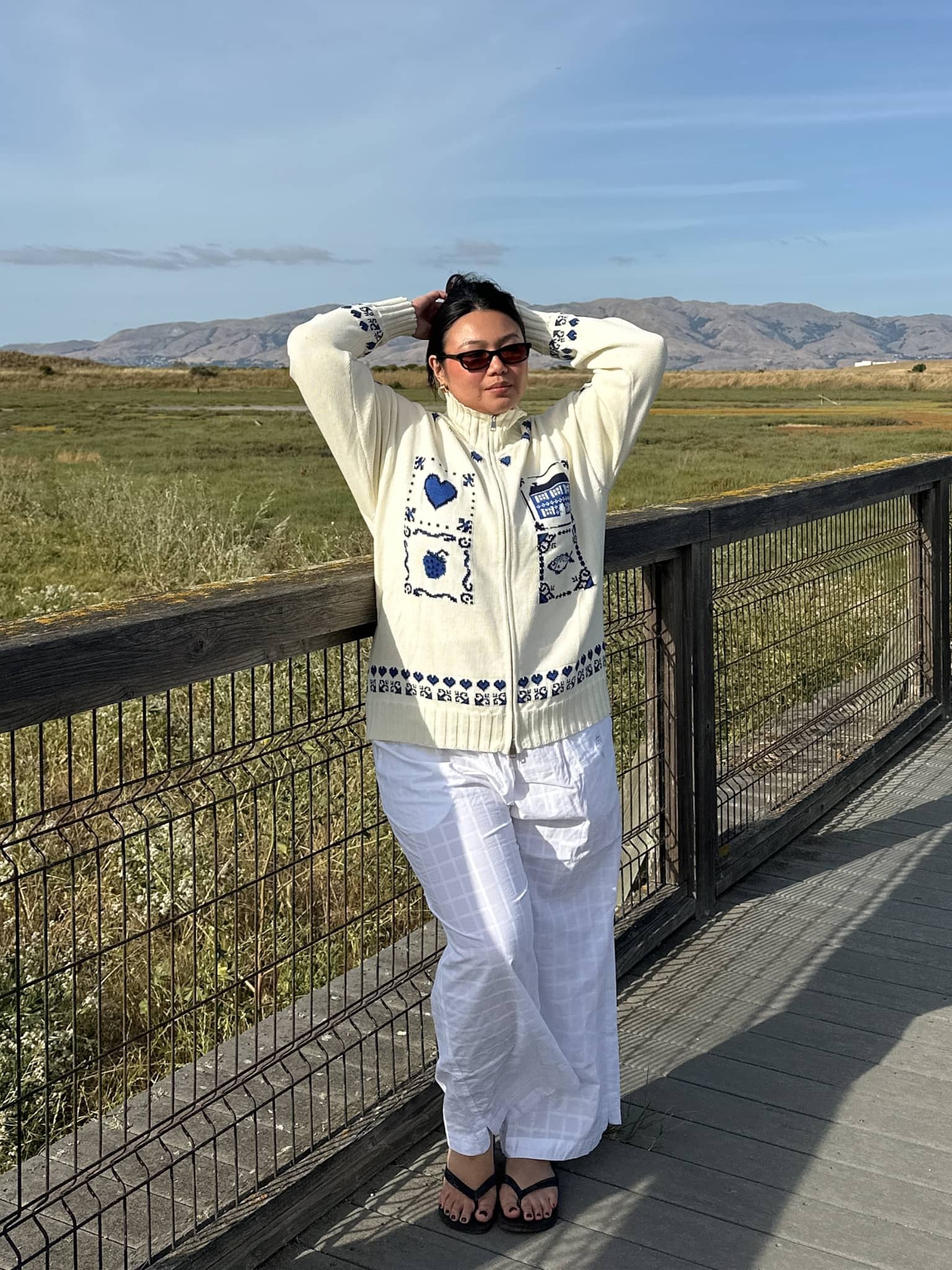 Coastal Zip Sweater DA Delft - DA Delft | Djerf Avenue