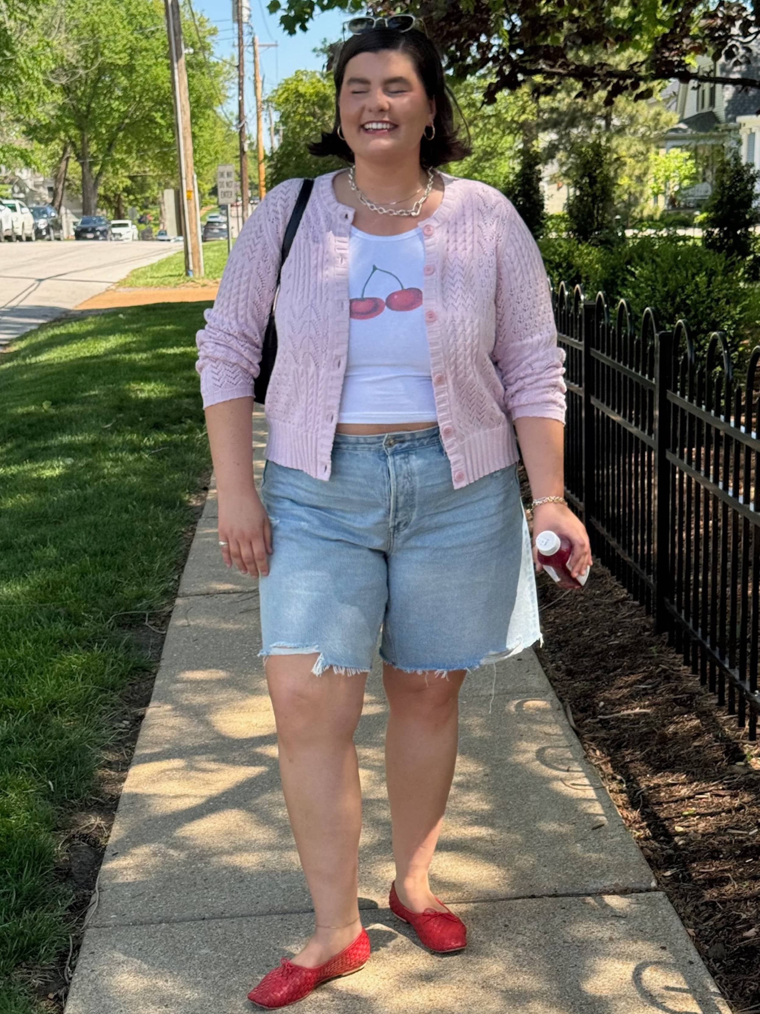 Cottage Cardigan Lilac - Lilac | Djerf Avenue