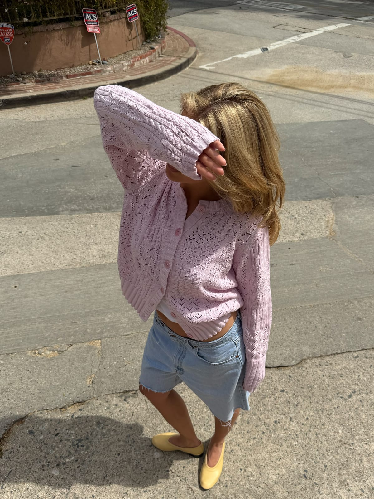 Cottage Cardigan Lilac