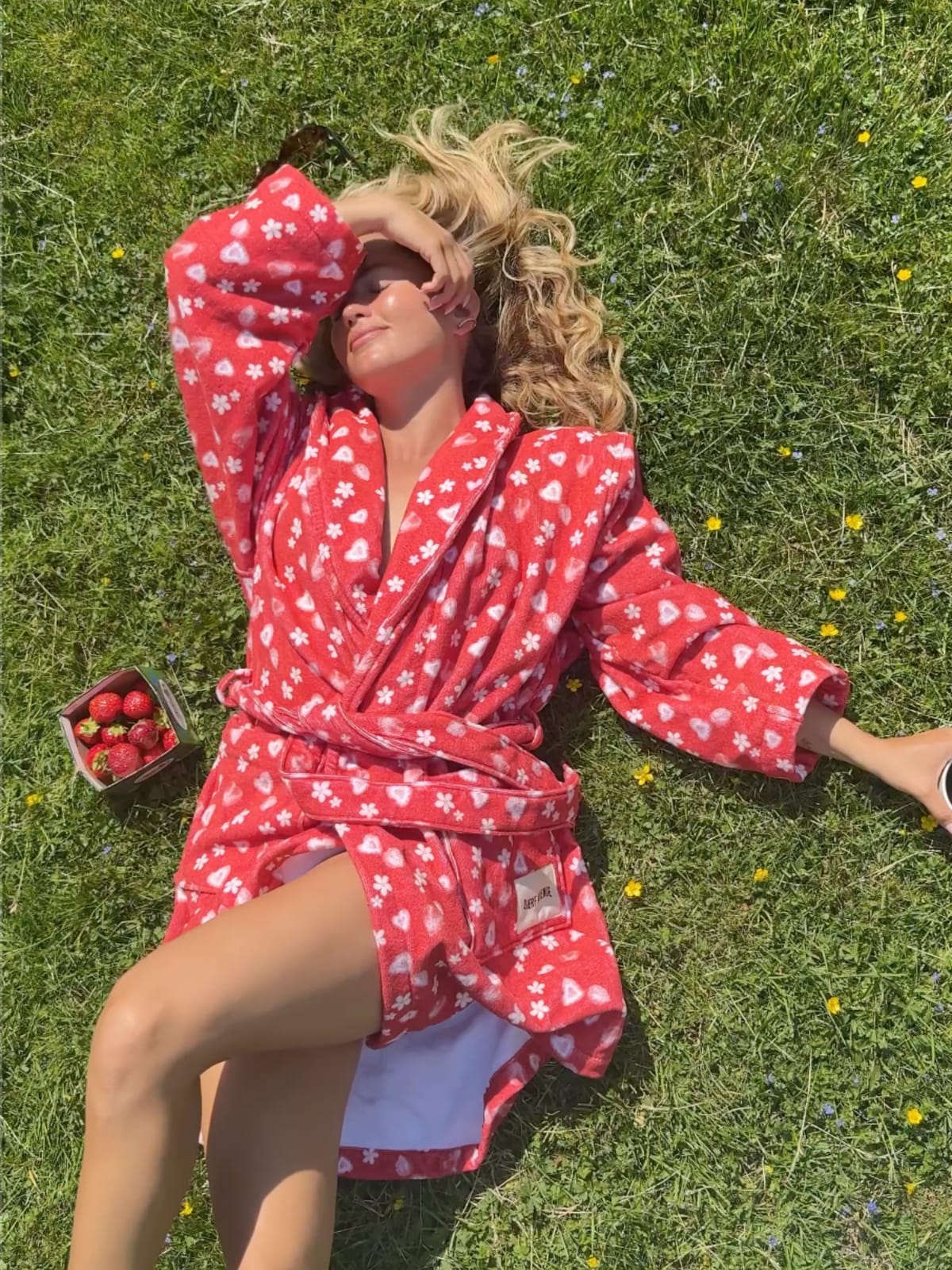 Short Robe Wild Strawberry